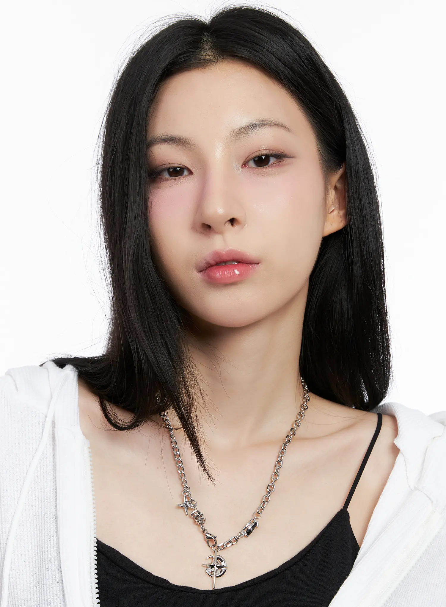 Lunar Charm Chain Necklace CG526 - Image 2