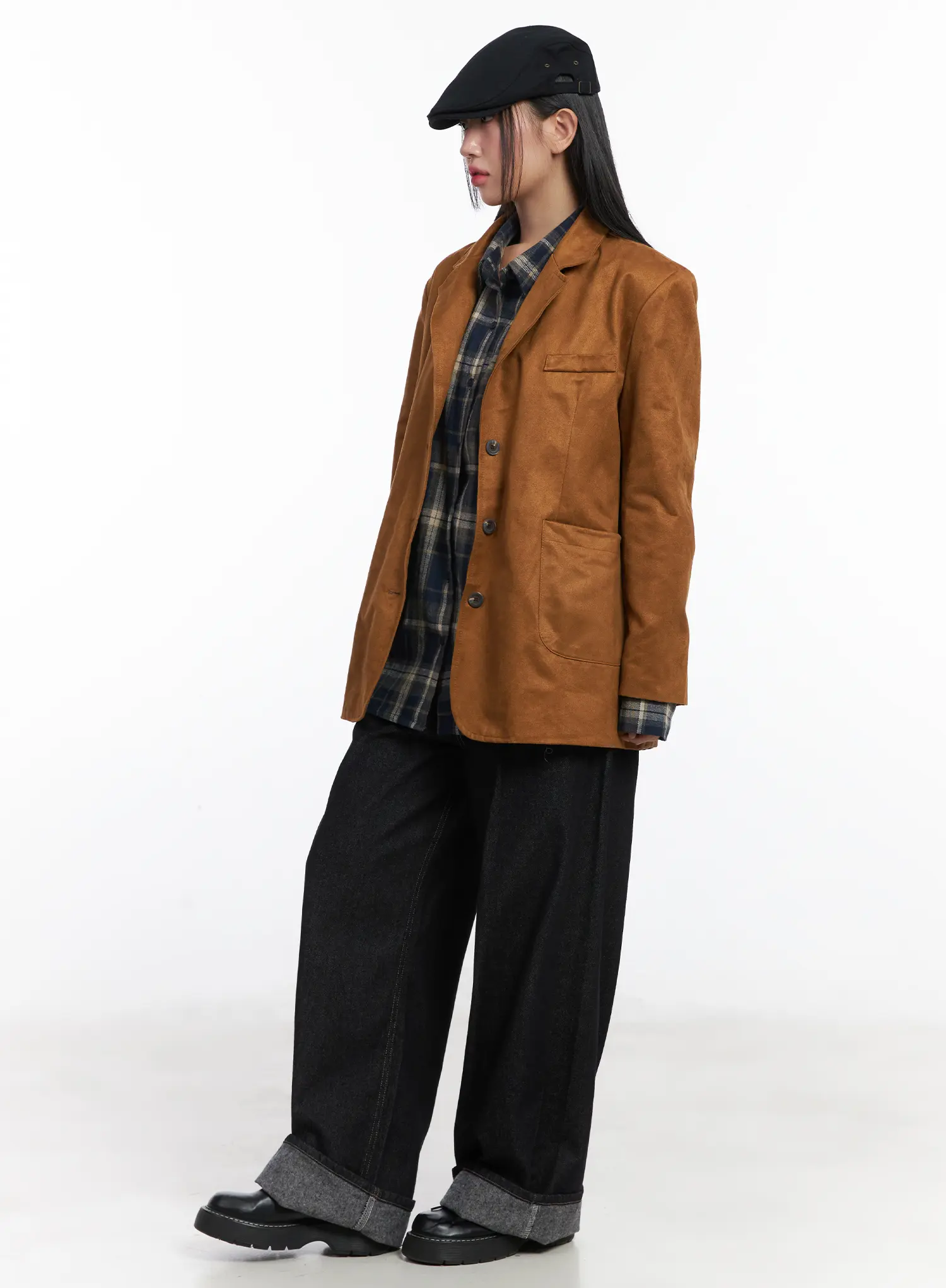 Lyric Fleece Wide Leg Jeans CD529 - Image 6