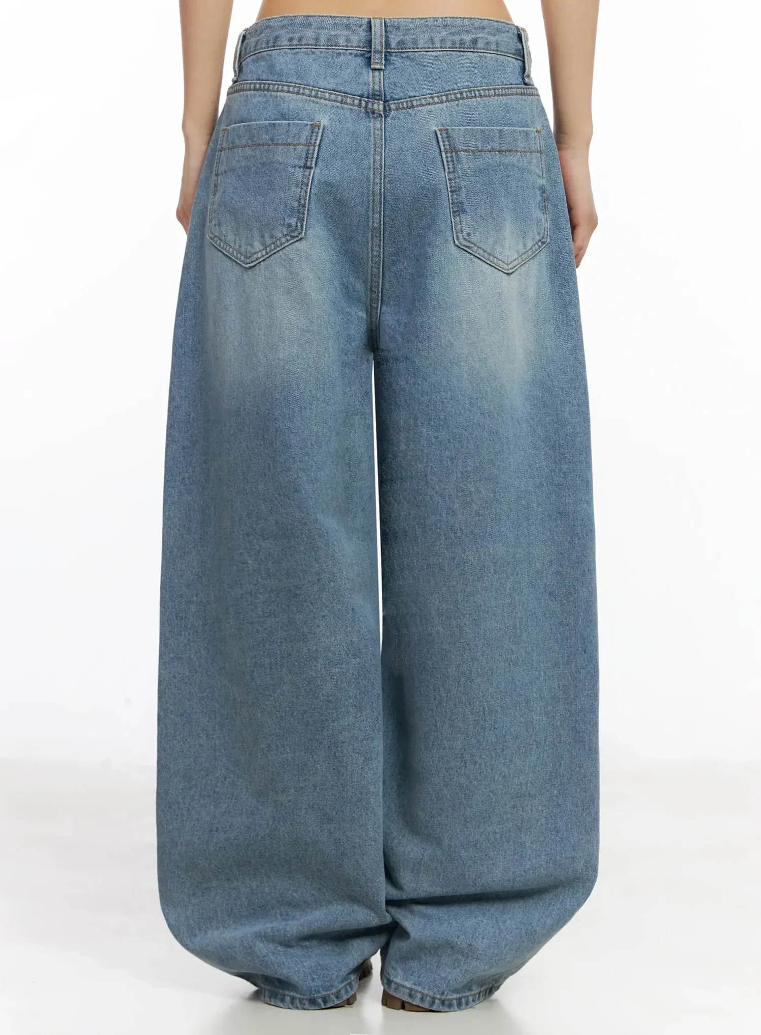 Mariene Distressed Wide Leg Jeans IA508 - Image 10