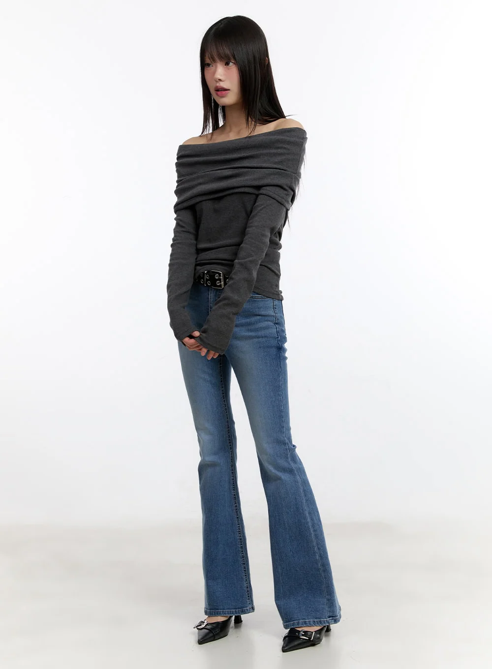 Maris Hip-Pad Bootcut Jeans CA508 - Image 7