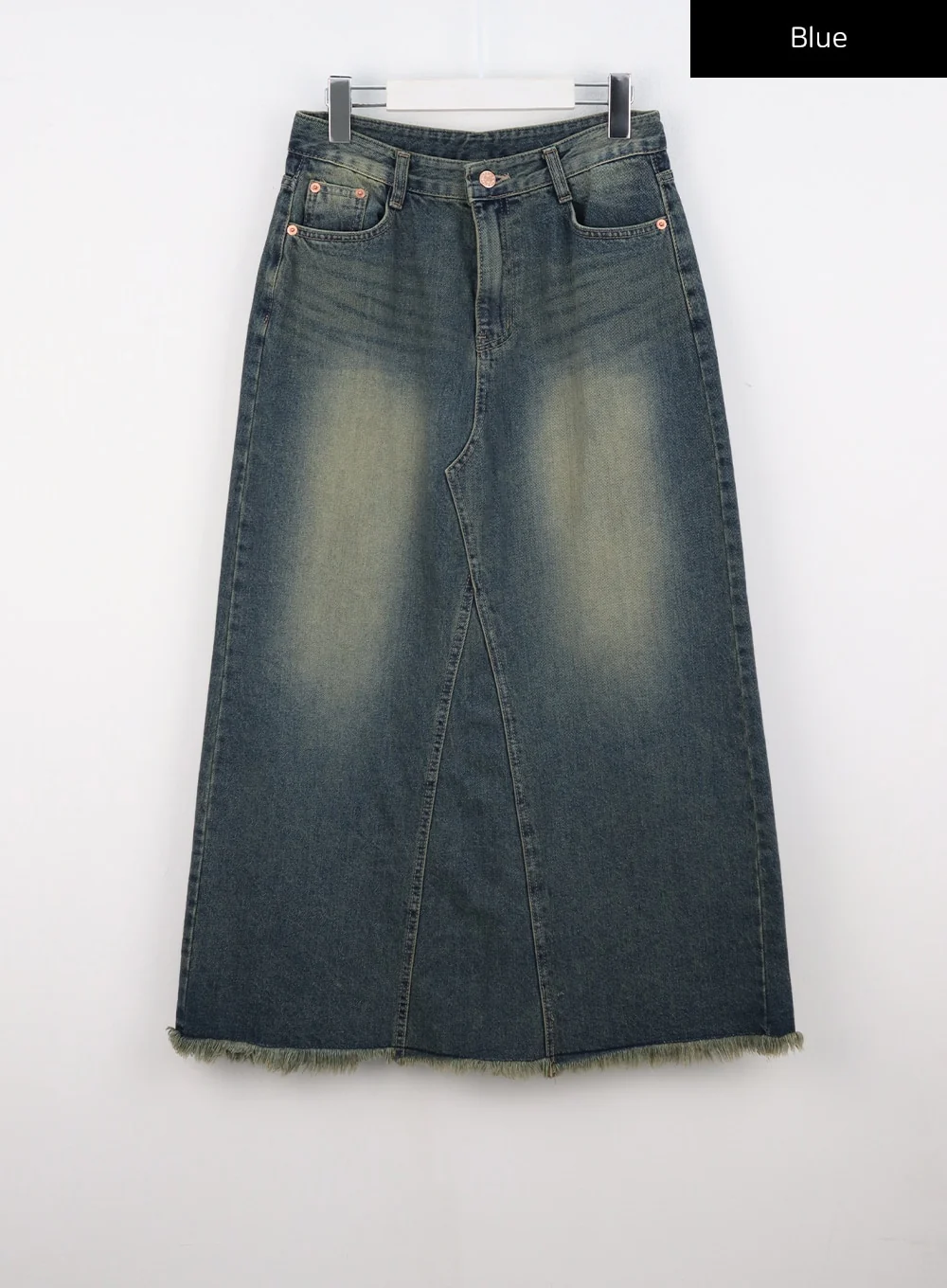Maxi Wide Denim Skirt CS327 - Image 12