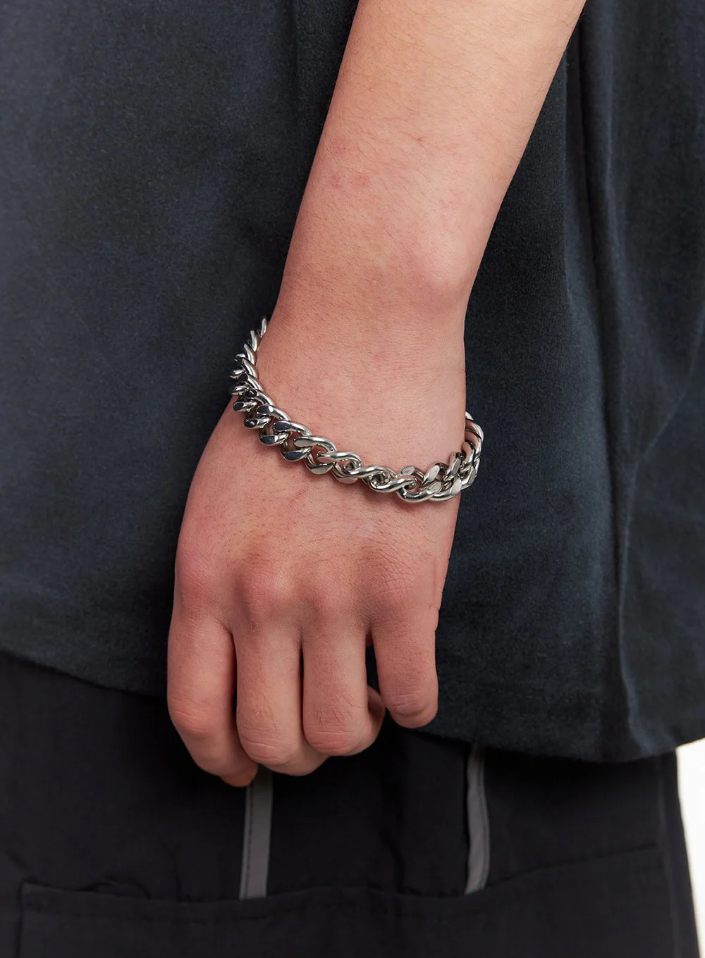 Men’s Chunky Chain Bracelet IU503 - Image 3