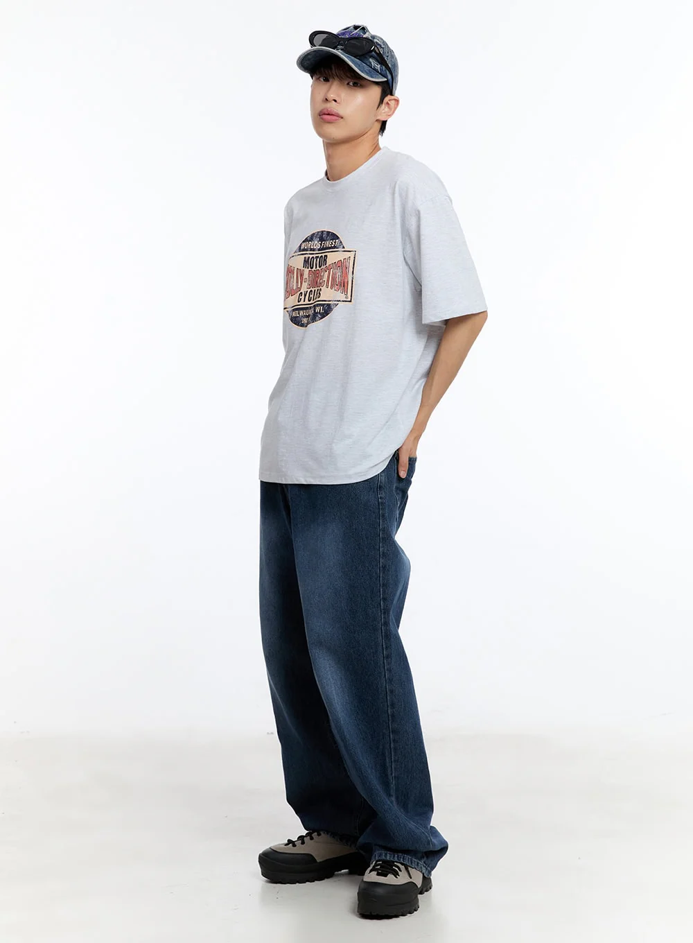 Men’s Motor Graphic T-Shirt IY530 - Image 2