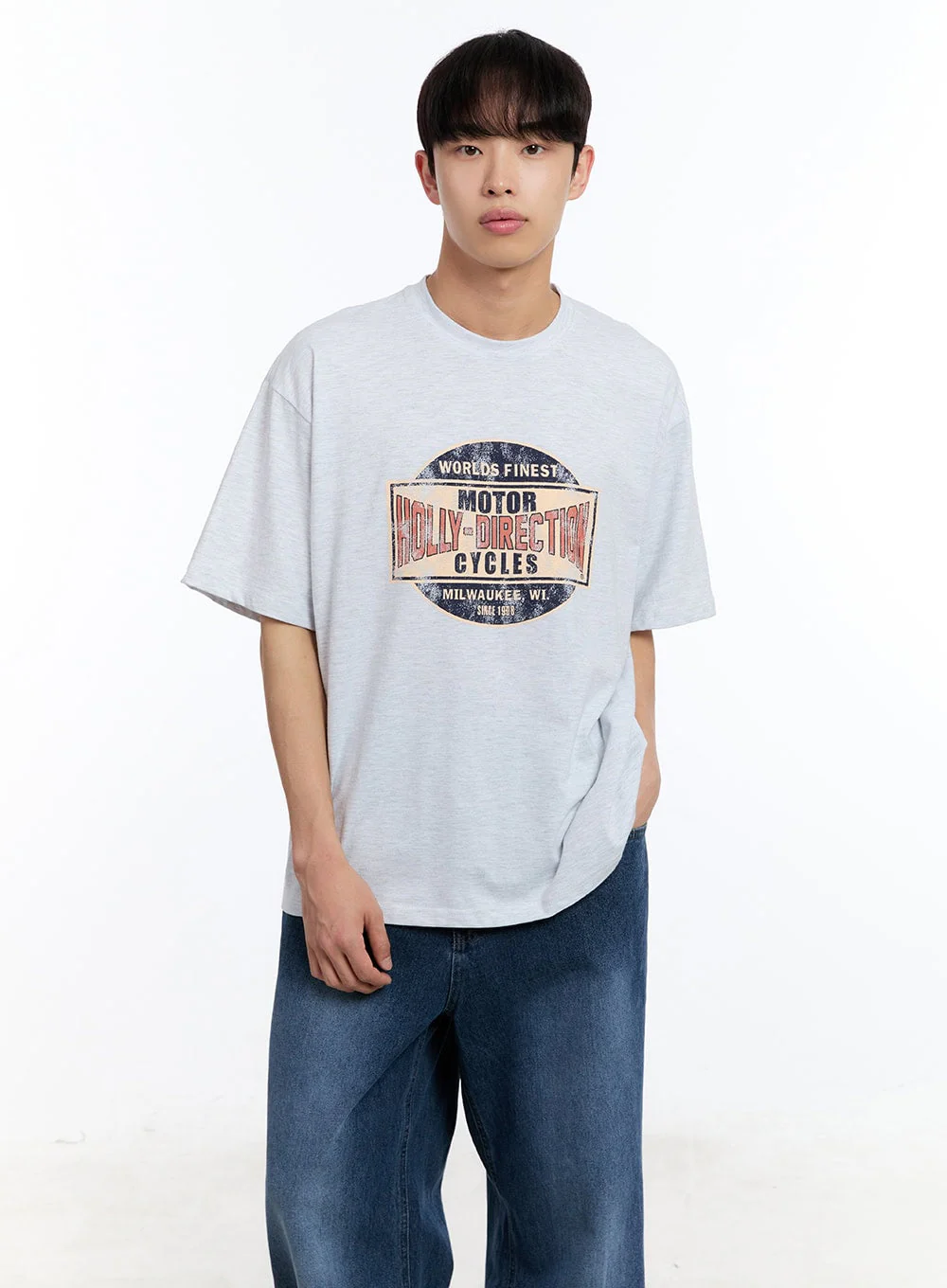 Men’s Motor Graphic T-Shirt IY530 - Image 3