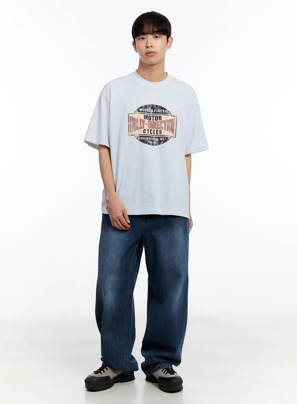 Men’s Motor Graphic T-Shirt IY530 - Image 8
