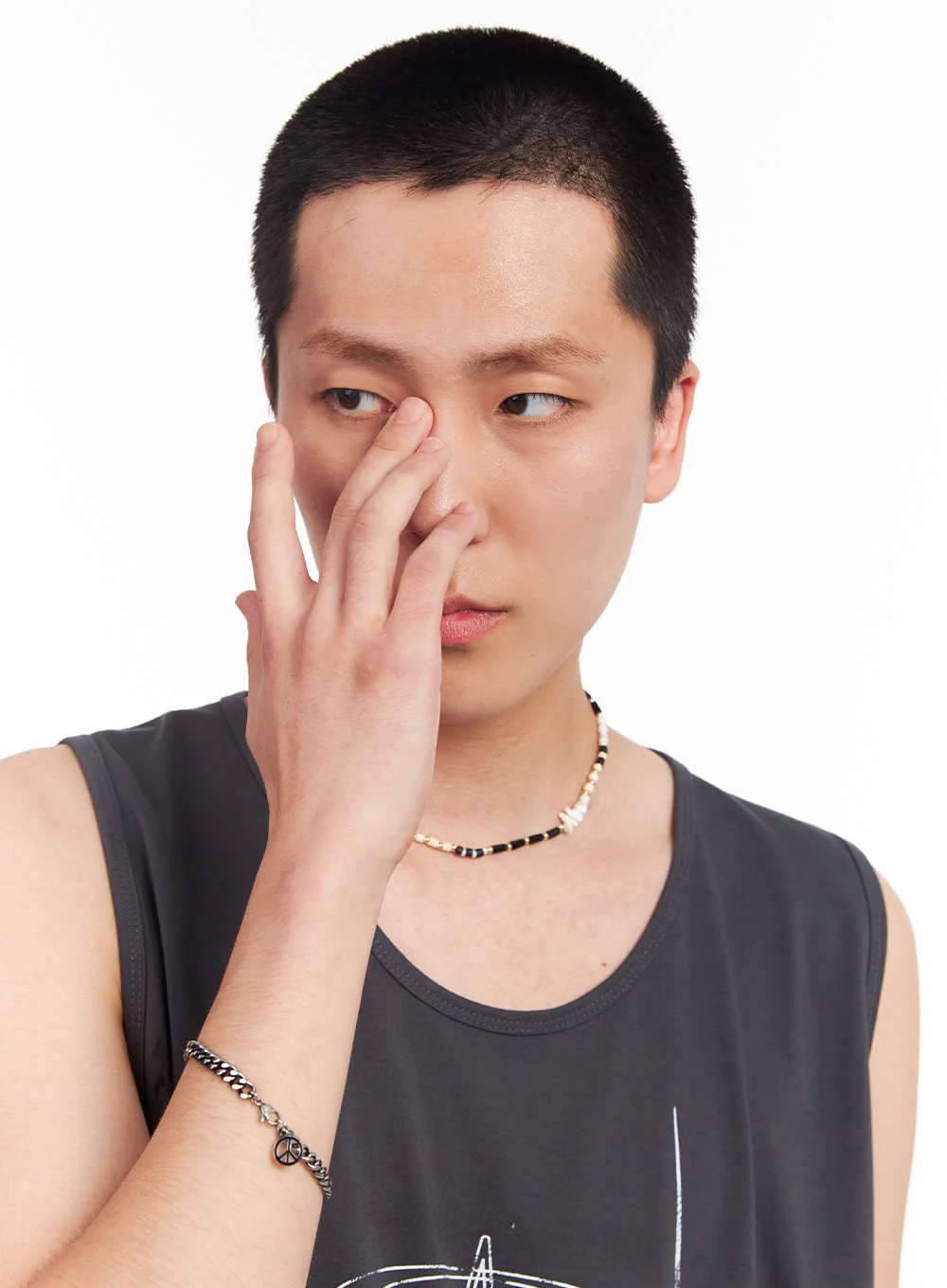Men’s Peace Chain Bracelet IU503 - Image 3