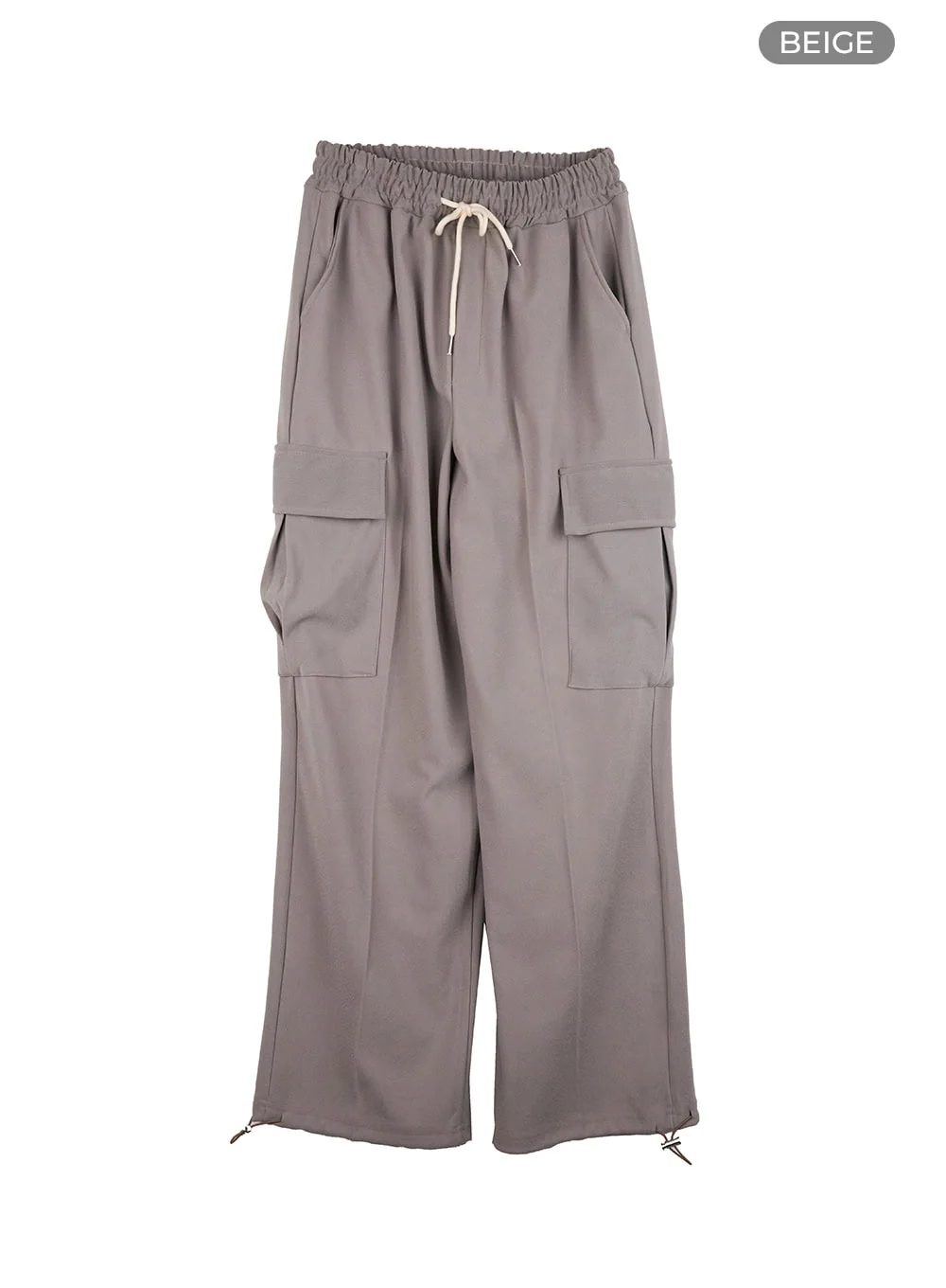 Men's String Cargo Wide Fit Pants IO420 - Image 10