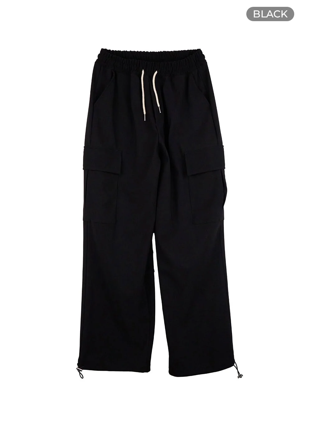 Men's String Cargo Wide Fit Pants IO420 - Image 9