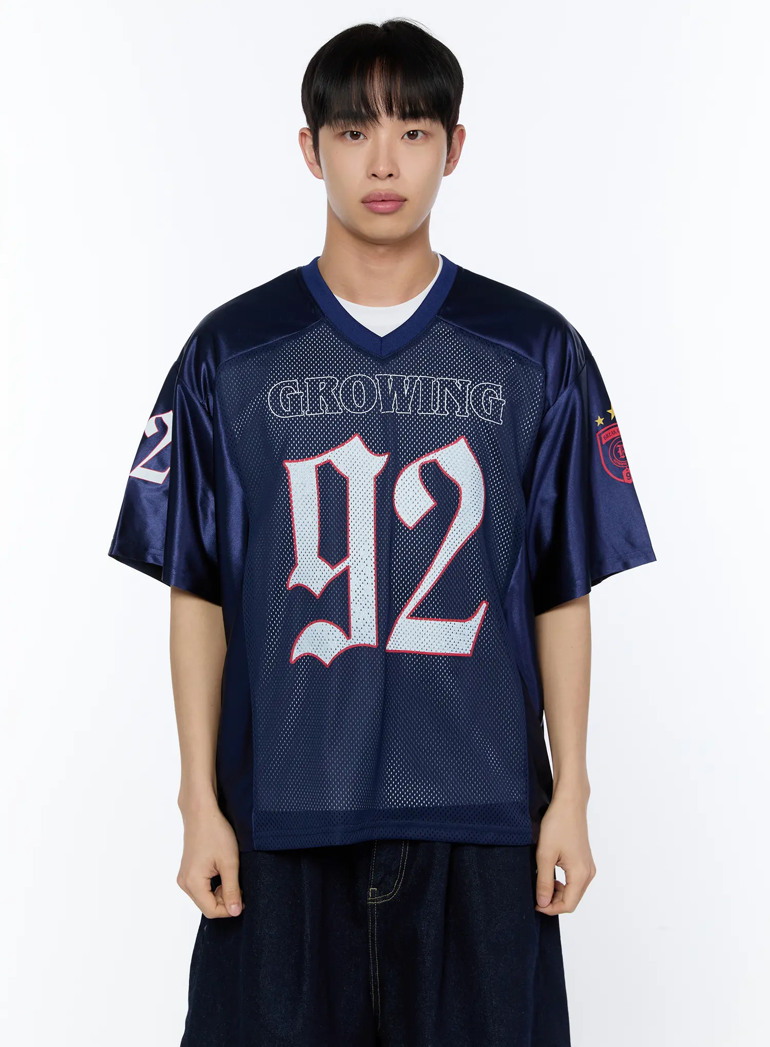 Men's 92 Jersey Graphic T-Shirt IA517 - Image 14
