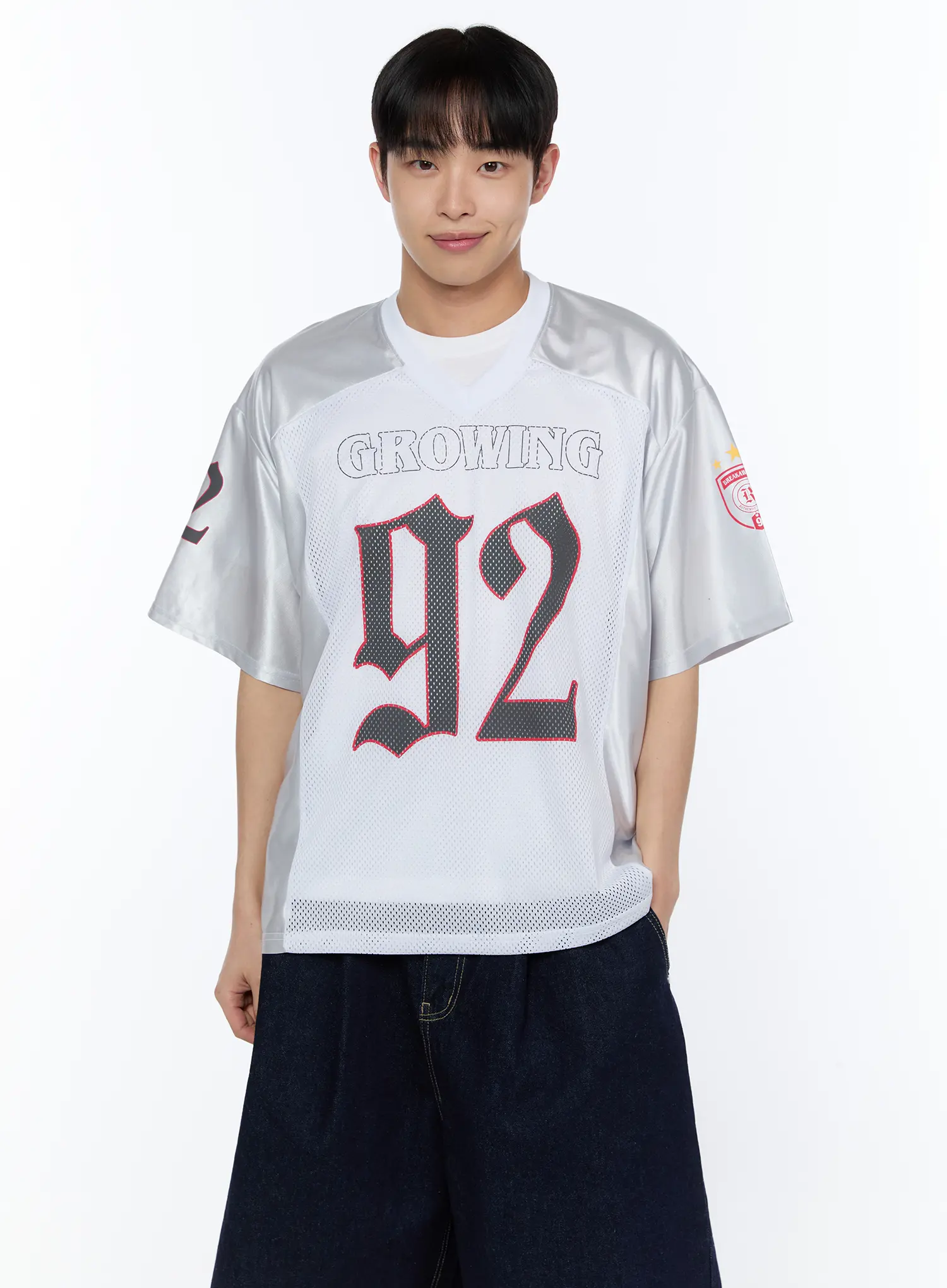 Men's 92 Jersey Graphic T-Shirt IA517 - Image 3