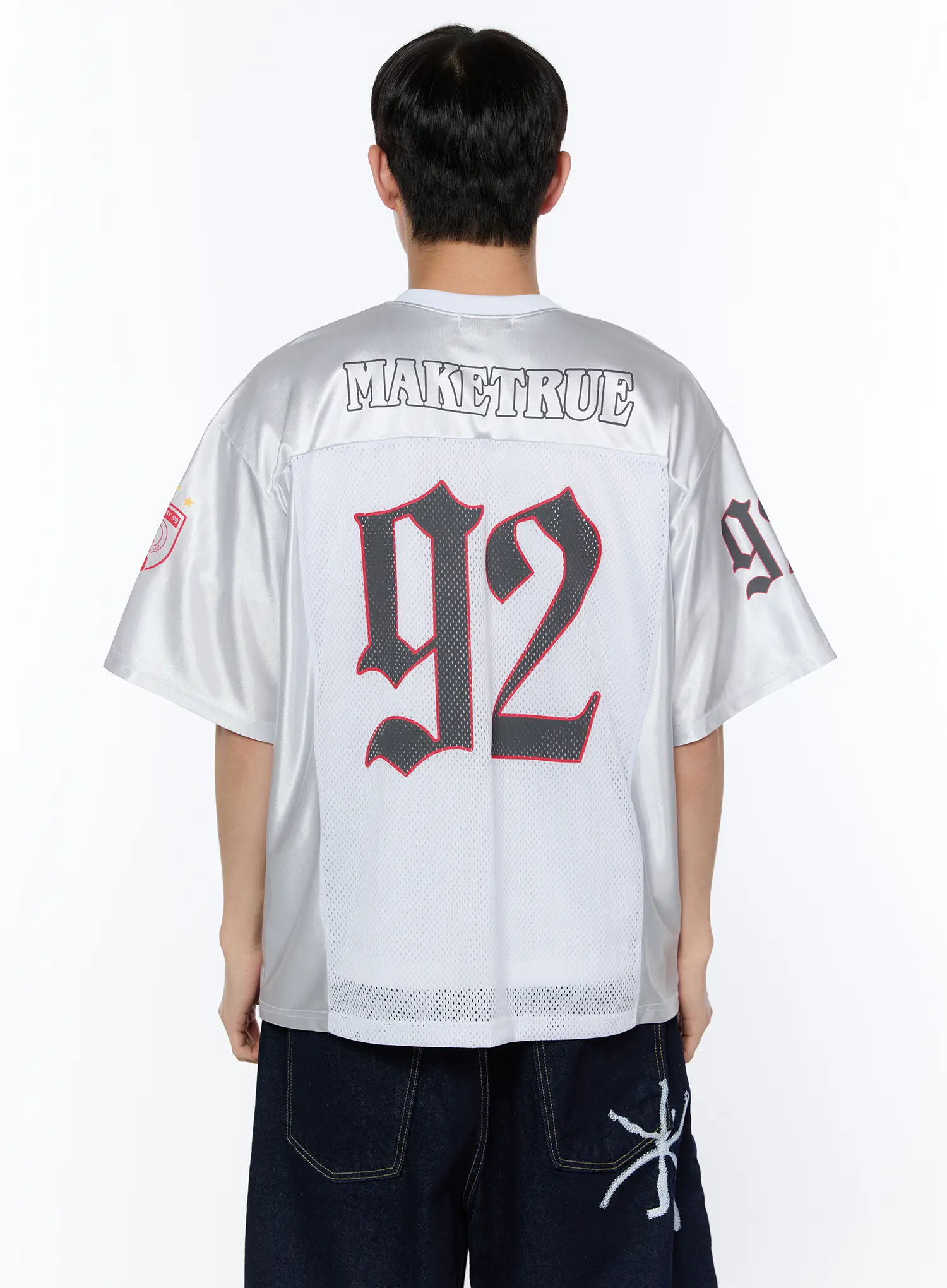 Men's 92 Jersey Graphic T-Shirt IA517 - Image 6