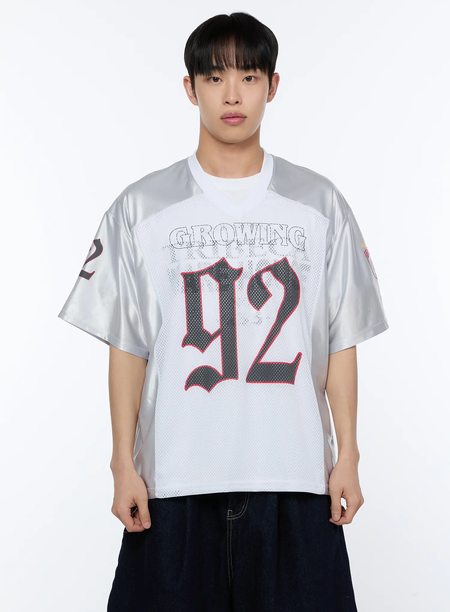 Men's 92 Jersey Graphic T-Shirt IA517 - Image 8