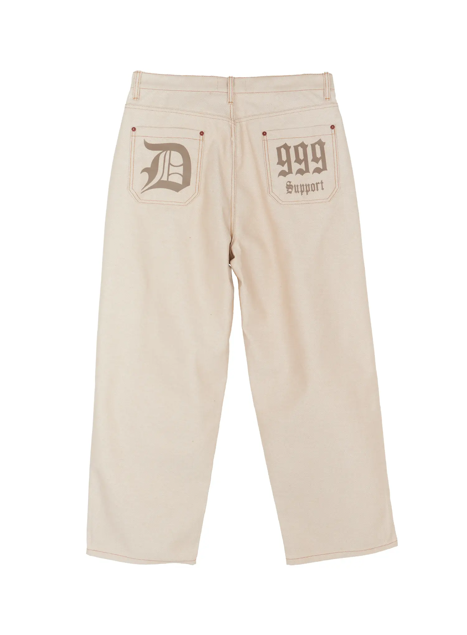 Men's Back Graphic Wide-Leg Pants ID502 - Image 15