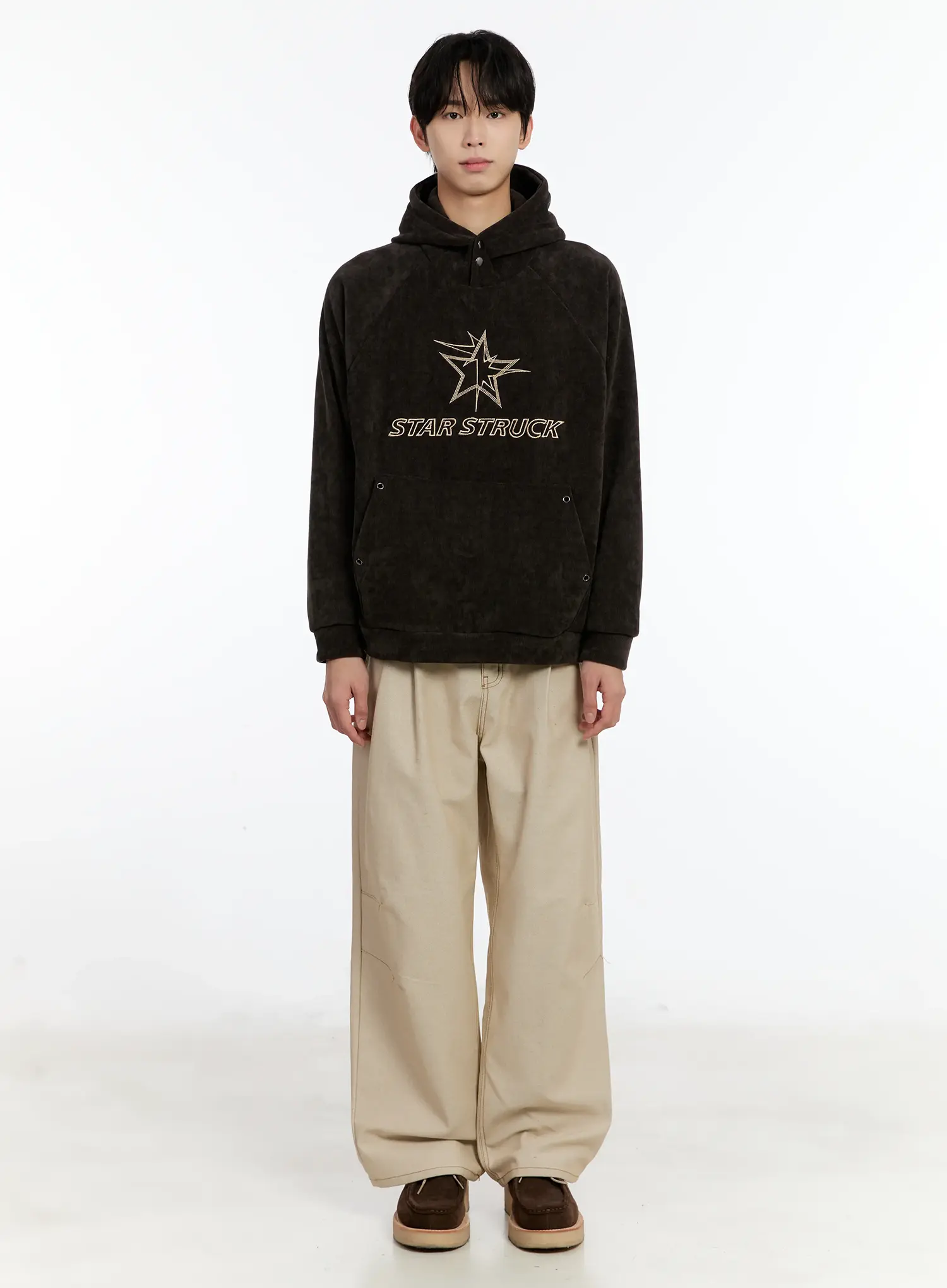 Men's Back Graphic Wide-Leg Pants ID502 - Image 4