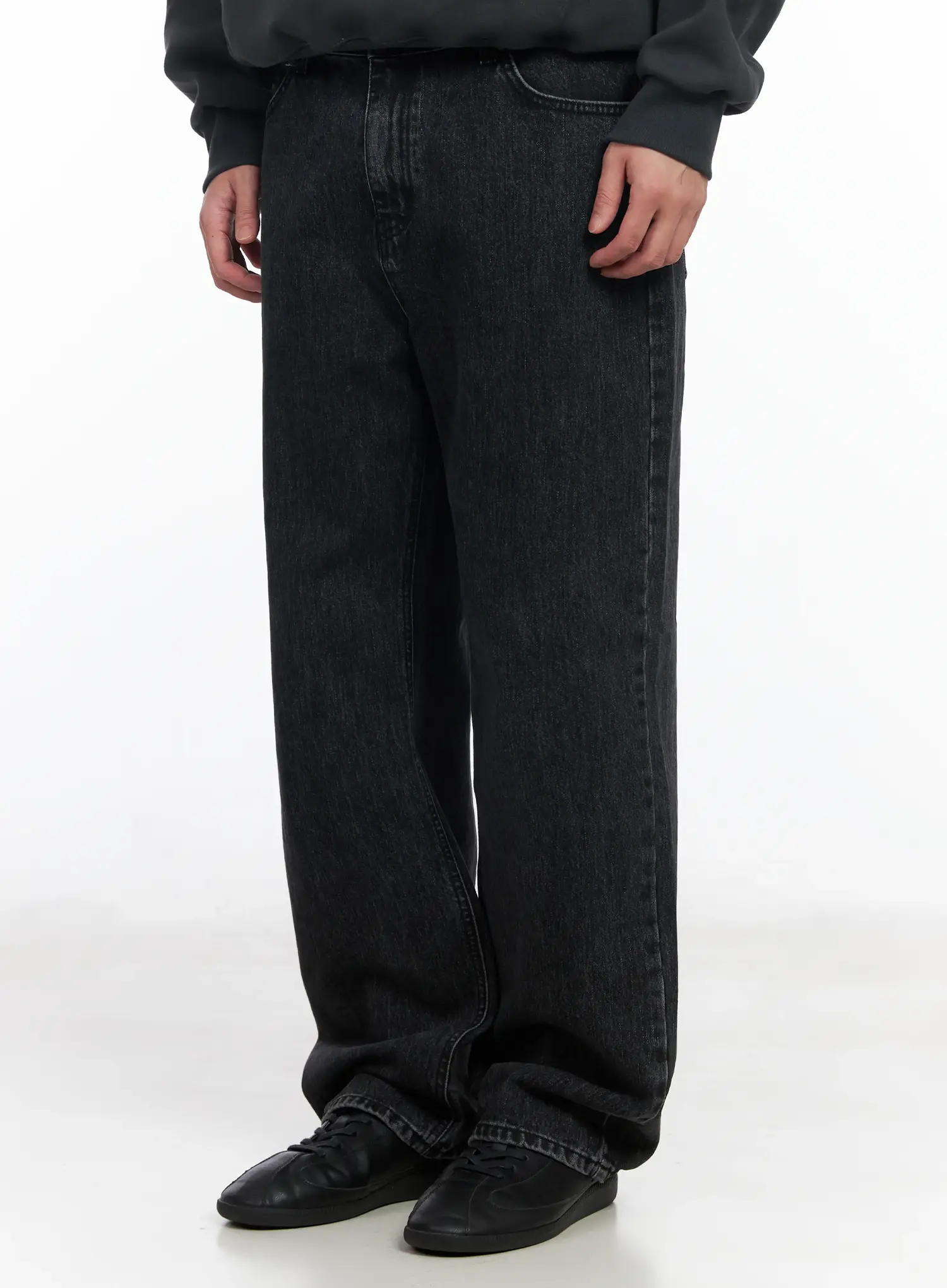 Men's Baggy Fit Wide Leg Jeans IM518 - Image 4