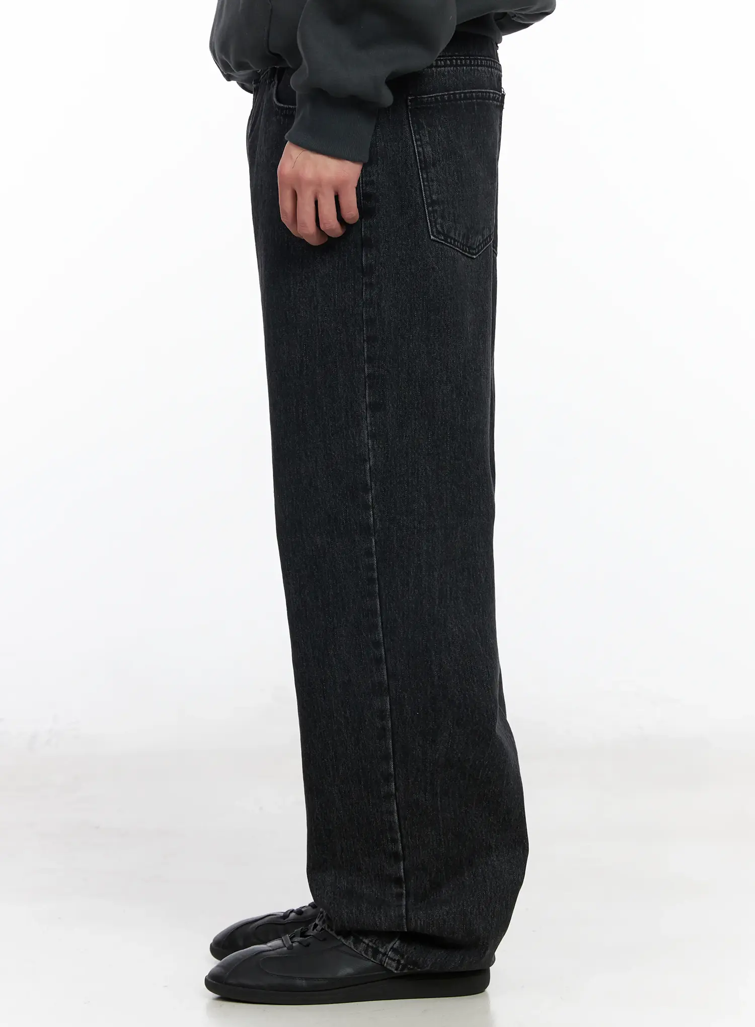 Men's Baggy Fit Wide Leg Jeans IM518 - Image 5