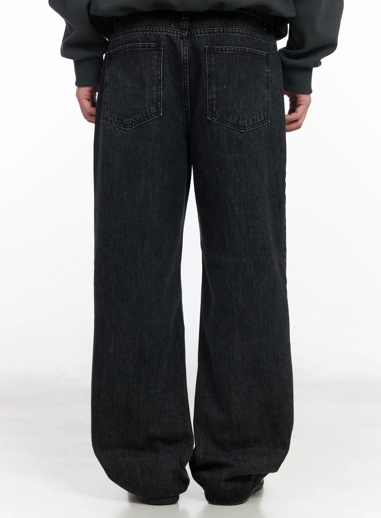 Men's Baggy Fit Wide Leg Jeans IM518 - Image 6