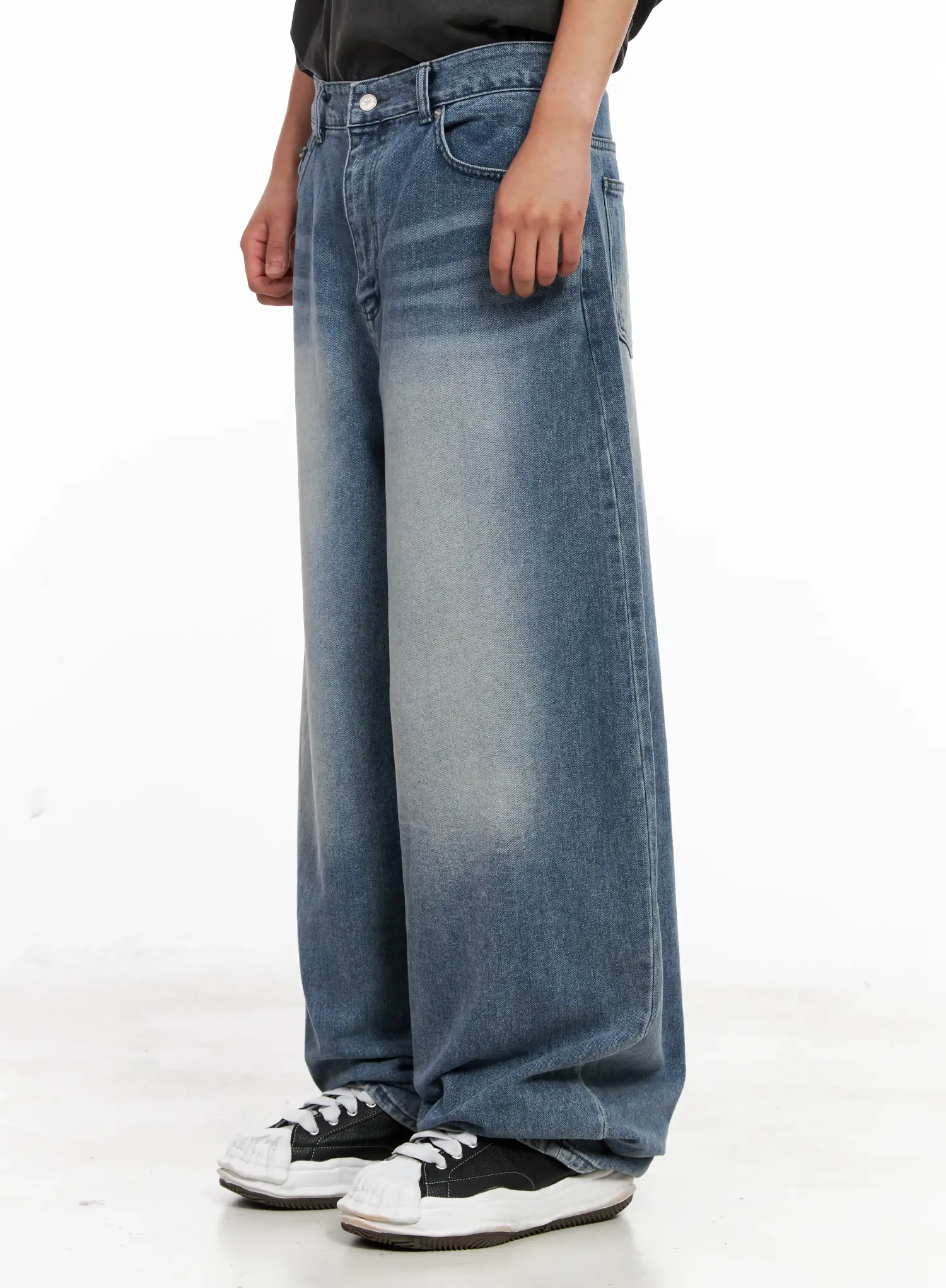 Men's Balloon-Fit Denim Jeans IL518 - Image 7
