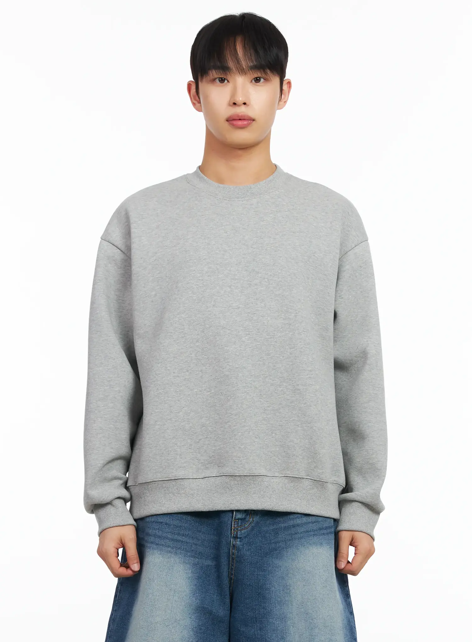 Men's Basic Crewneck Sweatshirt IM516 - Image 11