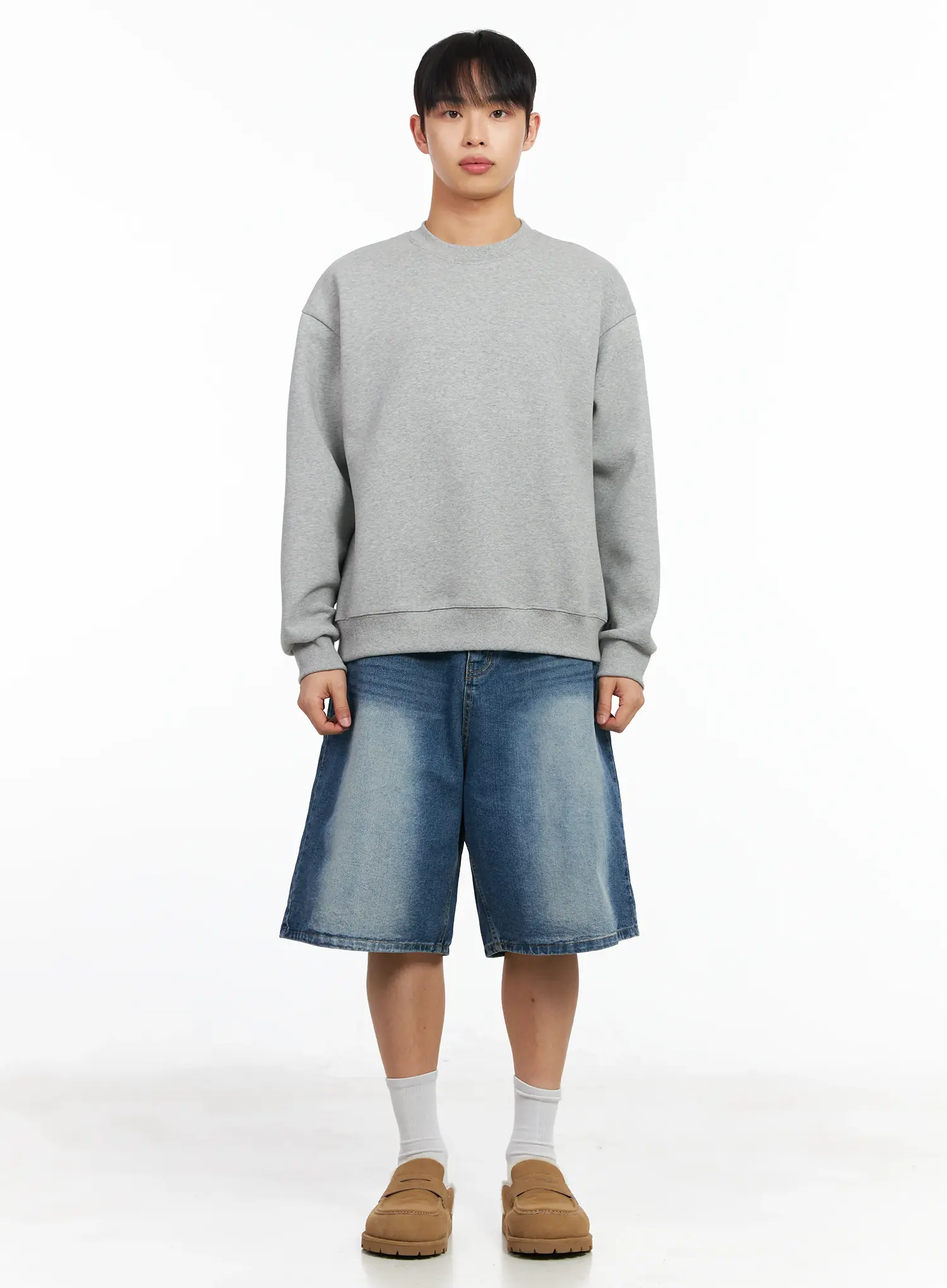 Men's Basic Crewneck Sweatshirt IM516 - Image 3