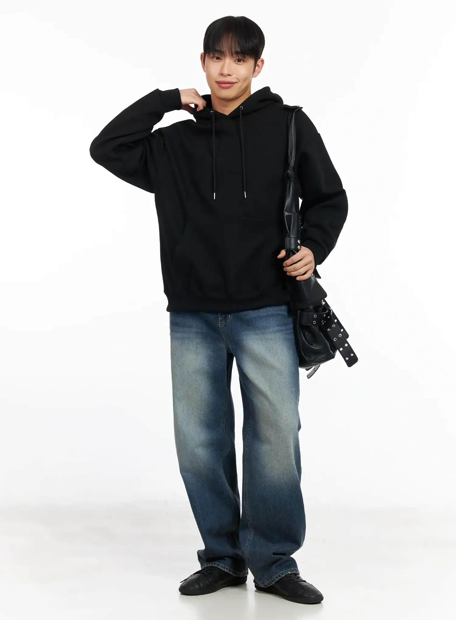 Men's Basic Hoodie IM511 - Image 2