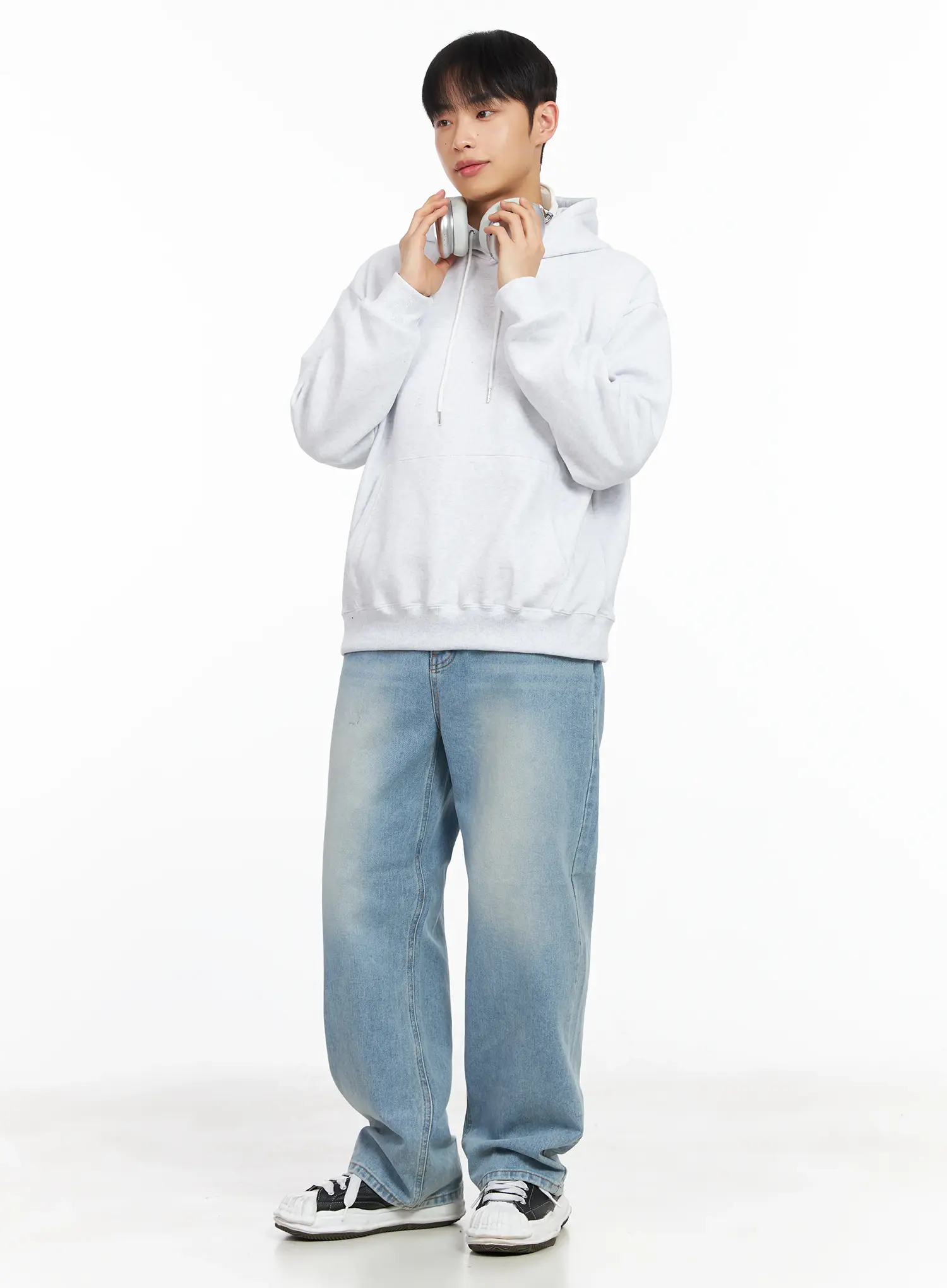 Men's Basic Hoodie IM511 - Image 4