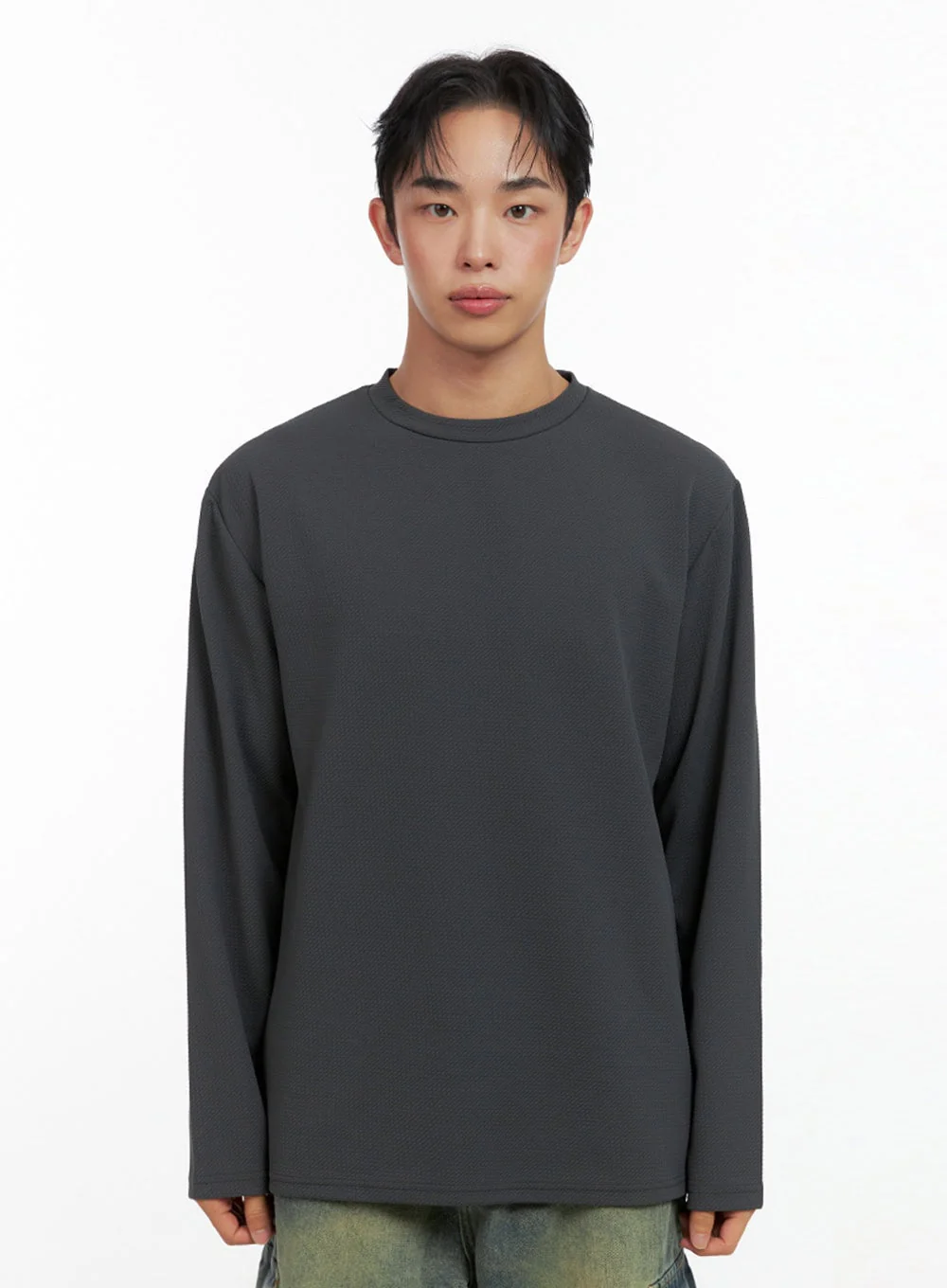 Men's Basic Long Sleeve Tee IN426 - Image 12