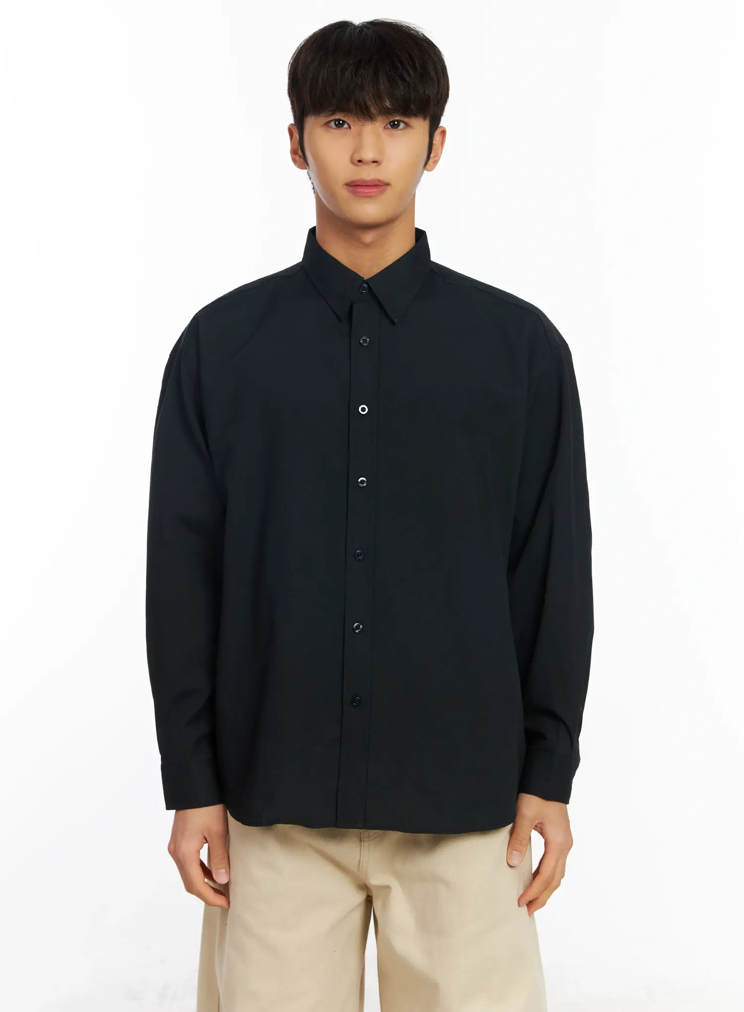 Men's Basic Oxford Shirt IF504 - Image 16