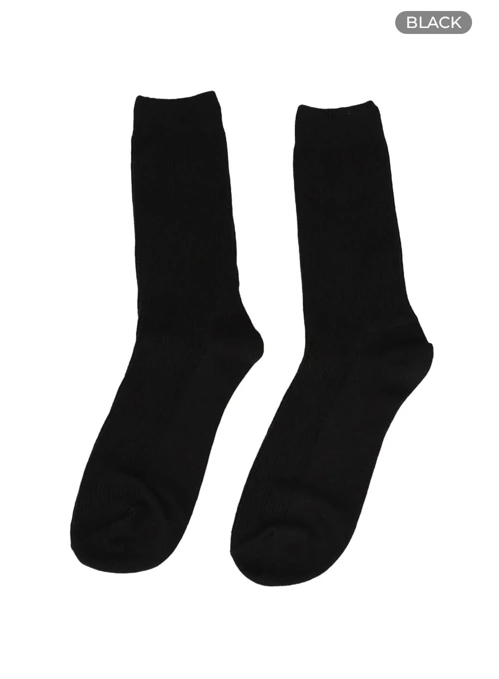 Men's Basic Ribbed Socks IY410 - Image 5