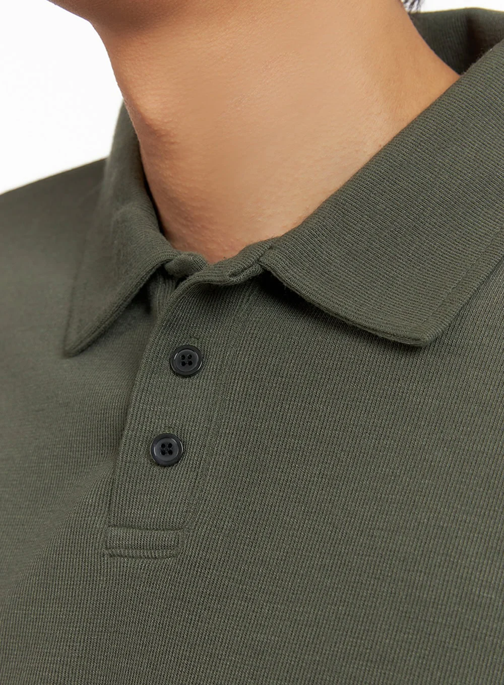 Men's Basic Short Sleeve Polo Shirt (Dark Green) IY416 - Image 3