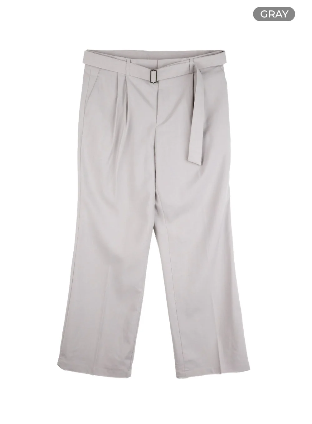 Men's Buckle-Waist Wide Fit Pants IL412 - Image 10
