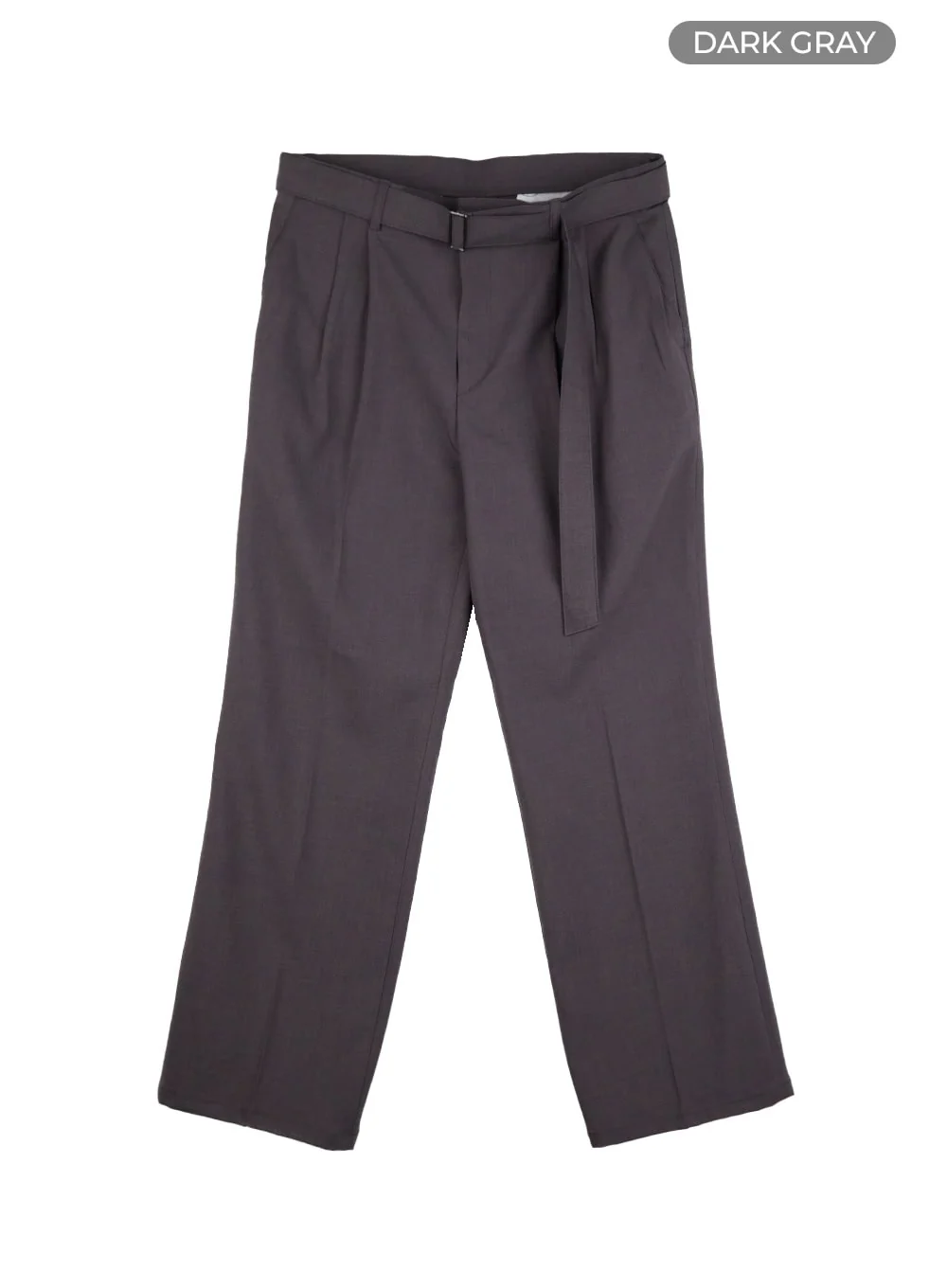 Men's Buckle-Waist Wide Fit Pants IL412 - Image 11