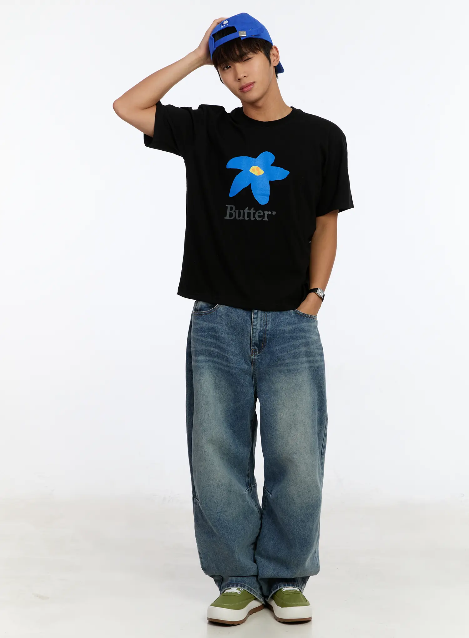 Men's Butter Flower Graphic T-Shirt IM530