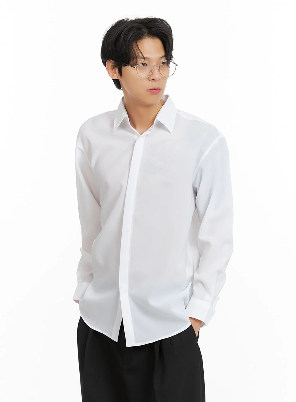 Men's Buttoned Collar Shirt IA402 - Image 4