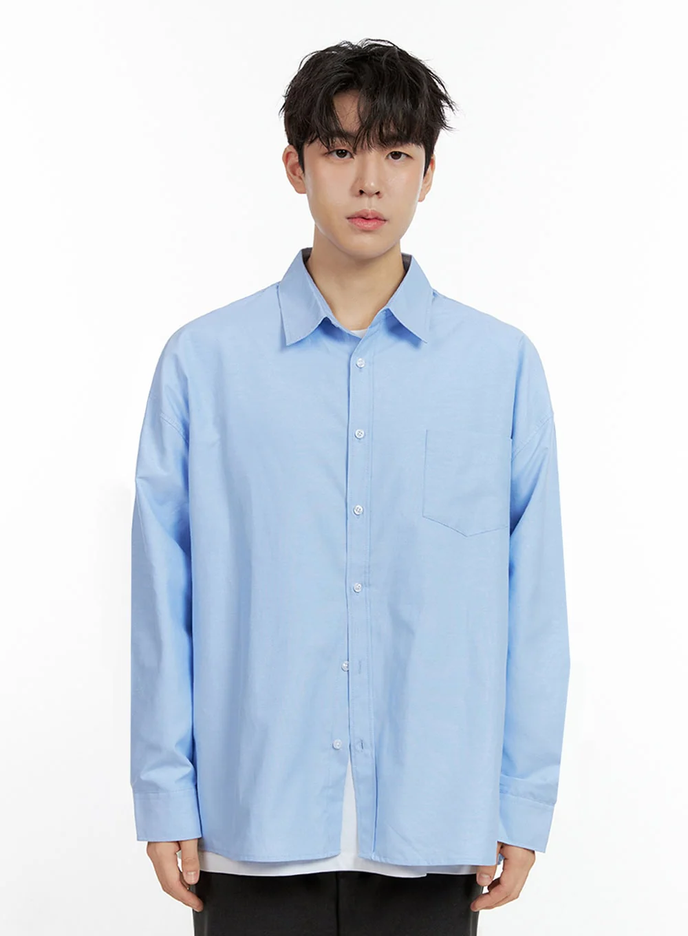 Men's Buttoned Collar Shirt IN422 - Image 9
