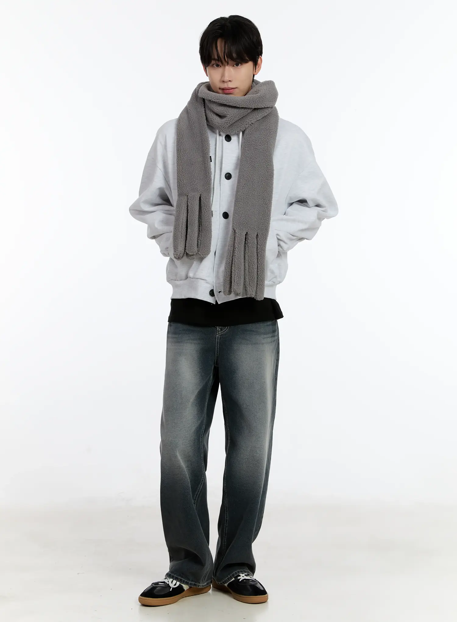 Men's Buttoned Hoodie ID502 - Image 2