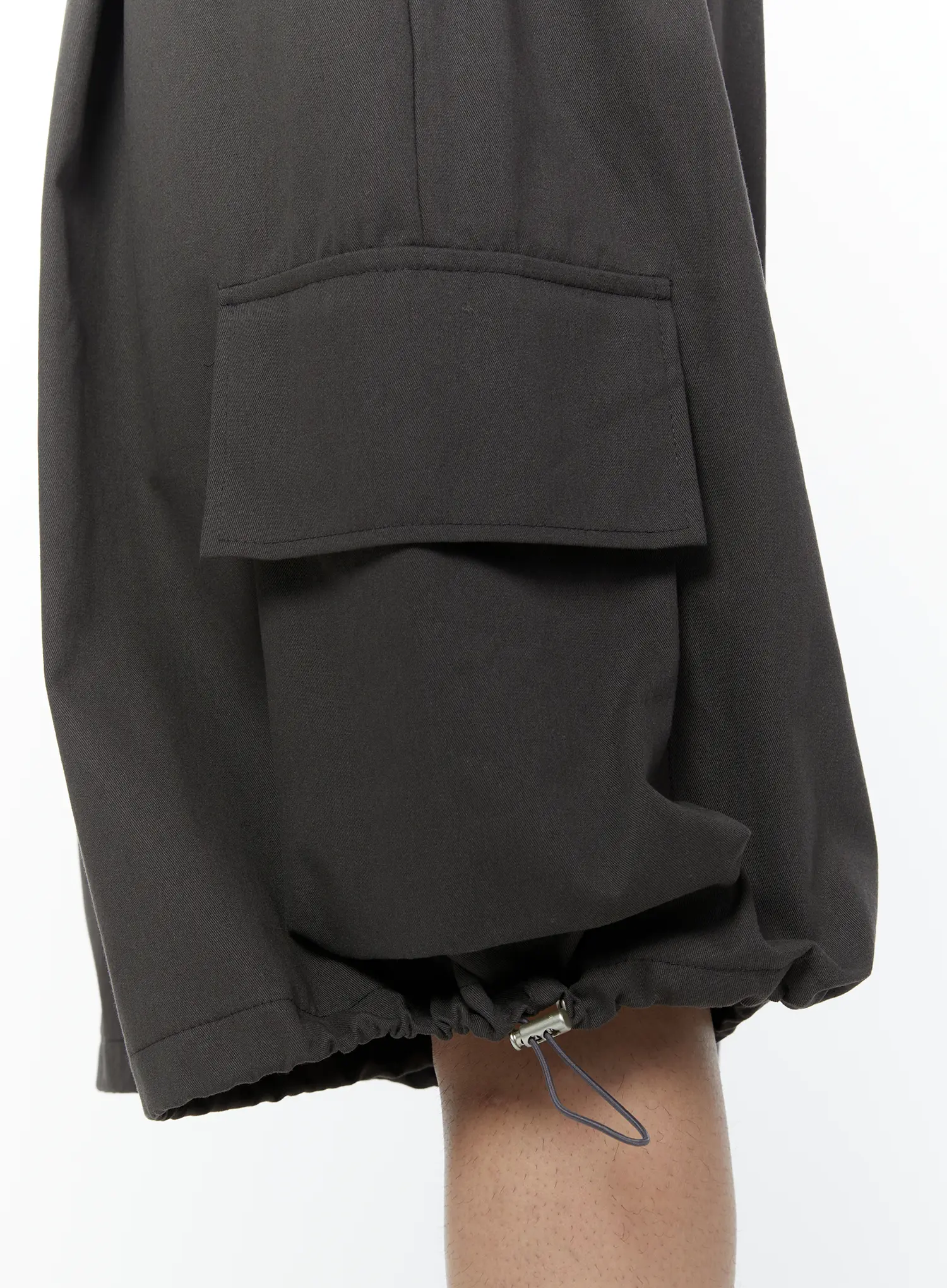 Men's Cargo Bermuda Shorts (Dark Gray) IY504 - Image 7