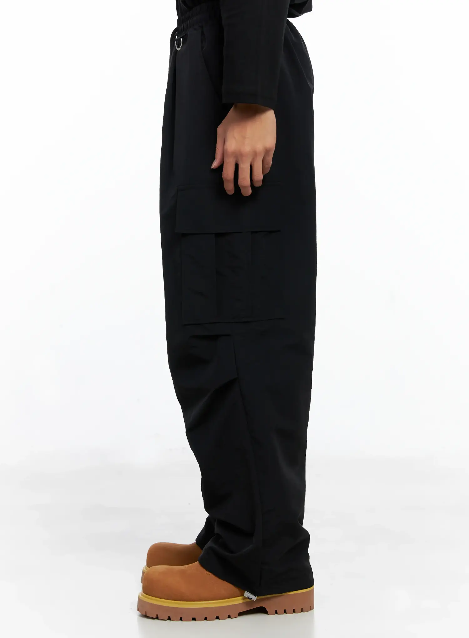 Men's Cargo Drawstring Pants IO506 - Image 6