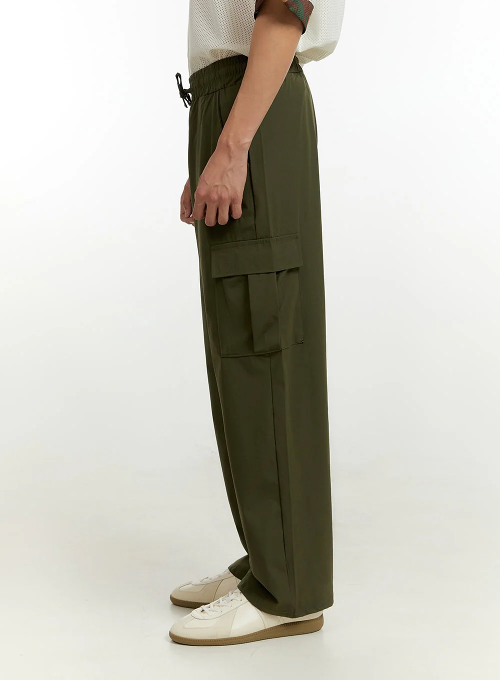 Men's Cargo Pants (Dark Green) IL412 - Image 5