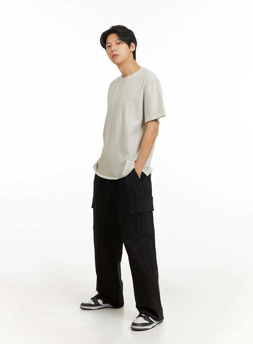 Men's Cargo Straight Leg Pants IA402 - Image 6