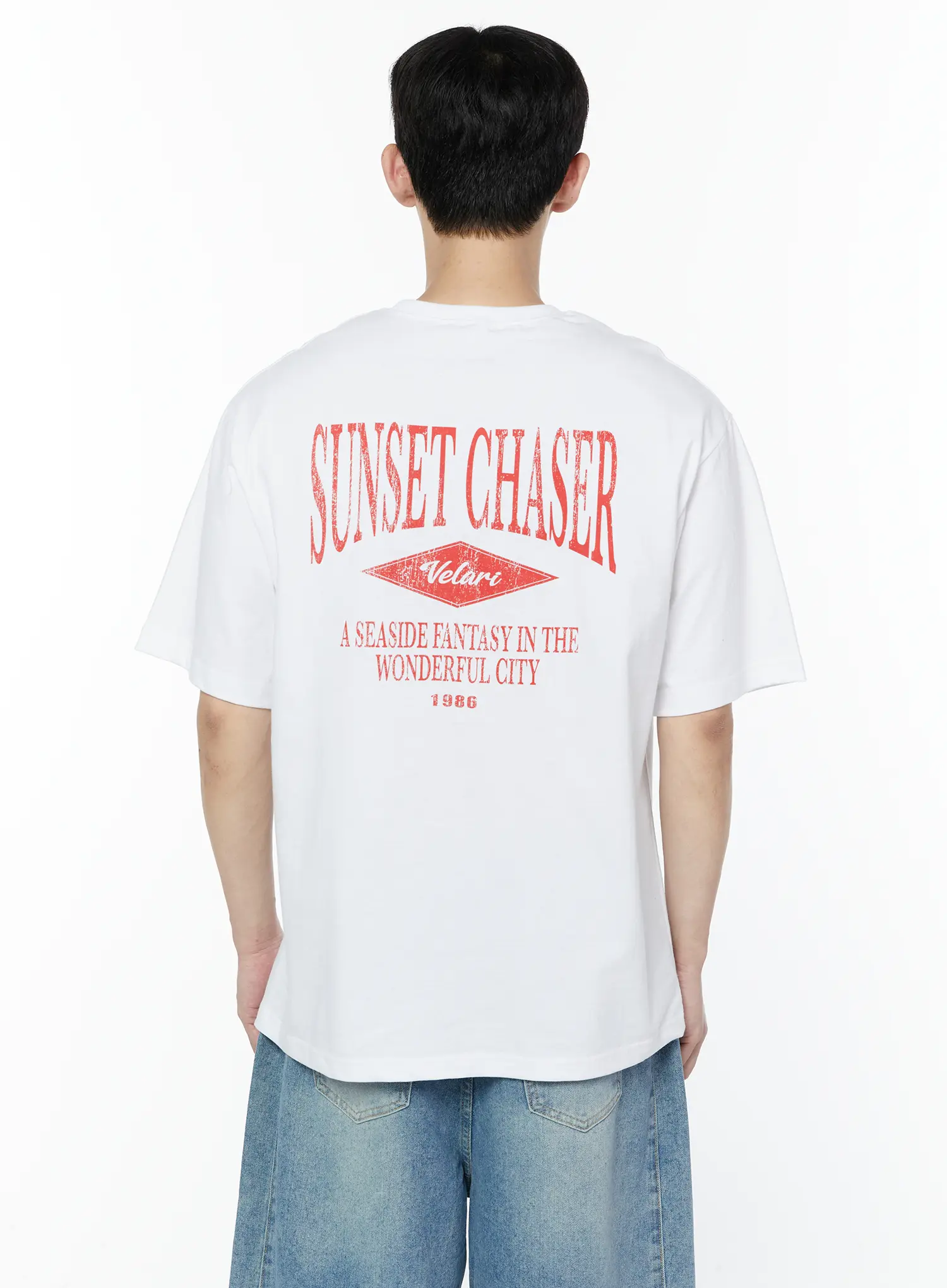 Men's Casual Back Print T-Shirt IA527 - Image 5
