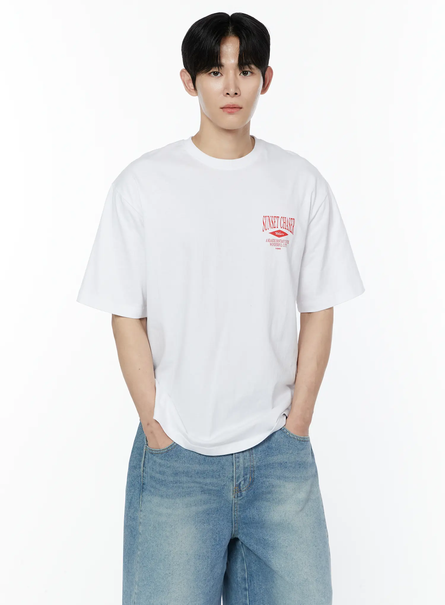 Men's Casual Back Print T-Shirt IA527 - Image 6