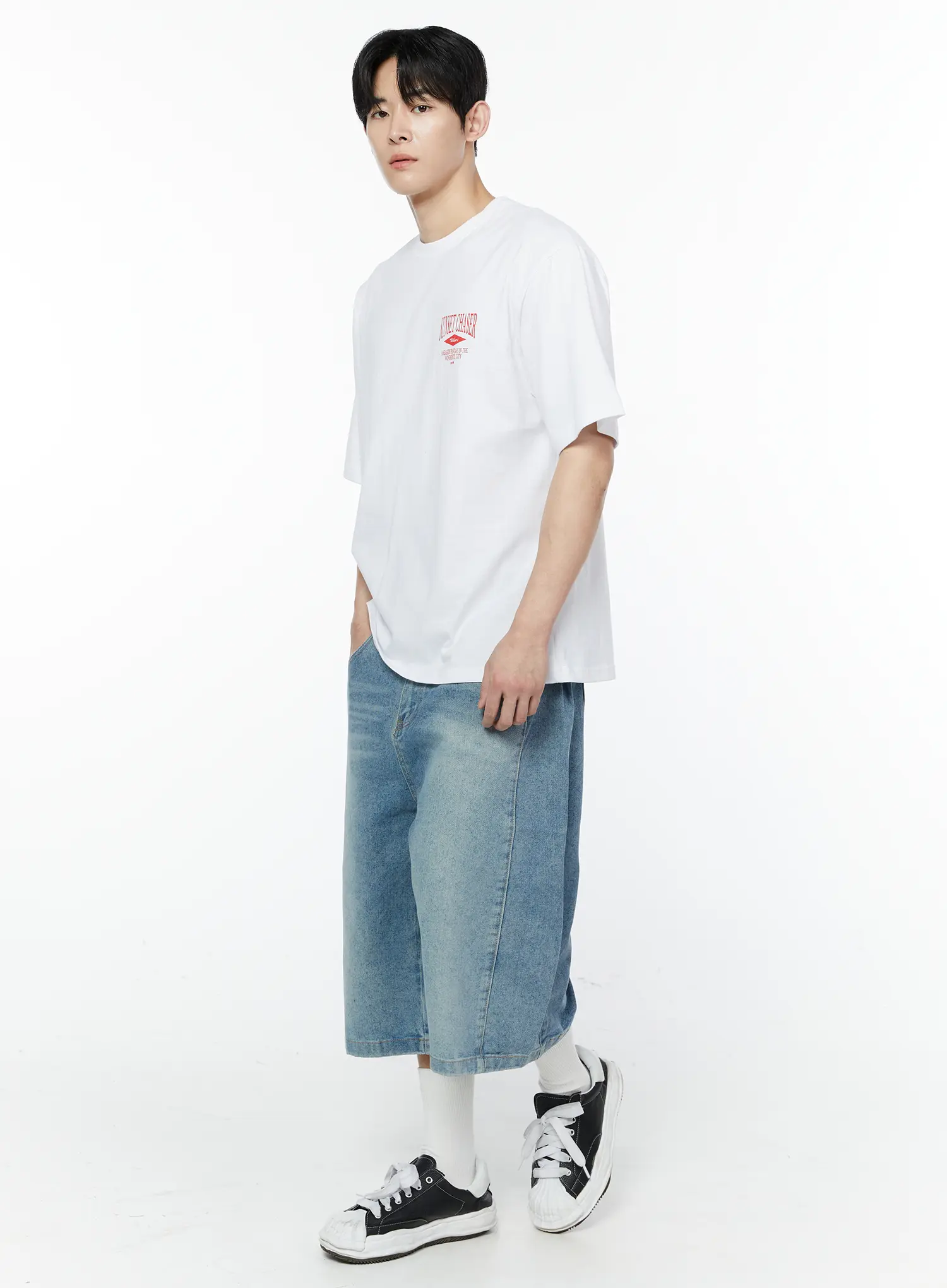 Men's Casual Back Print T-Shirt IA527 - Image 7