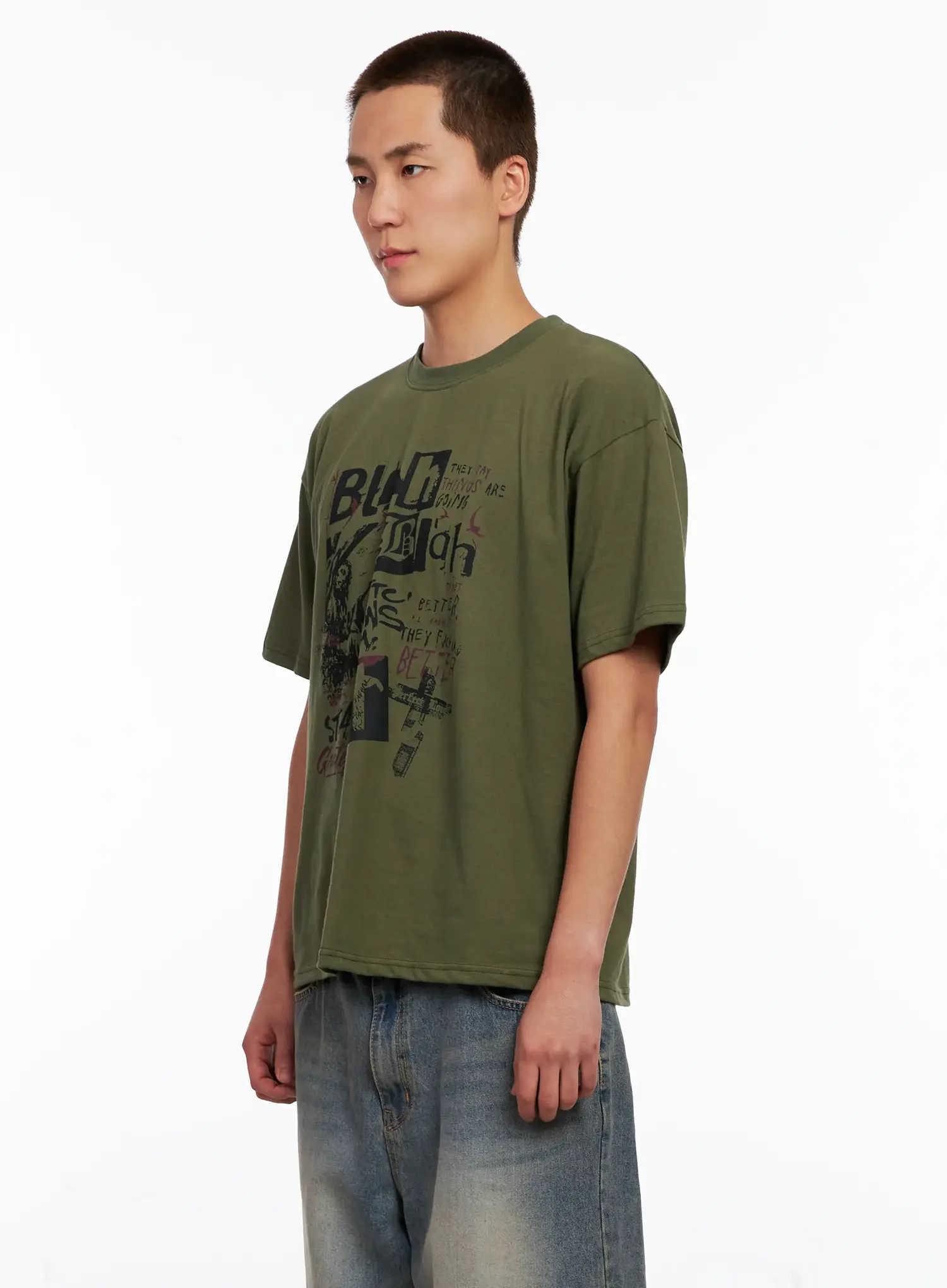 Men's Casual Graphic Tee IG511 - Image 4