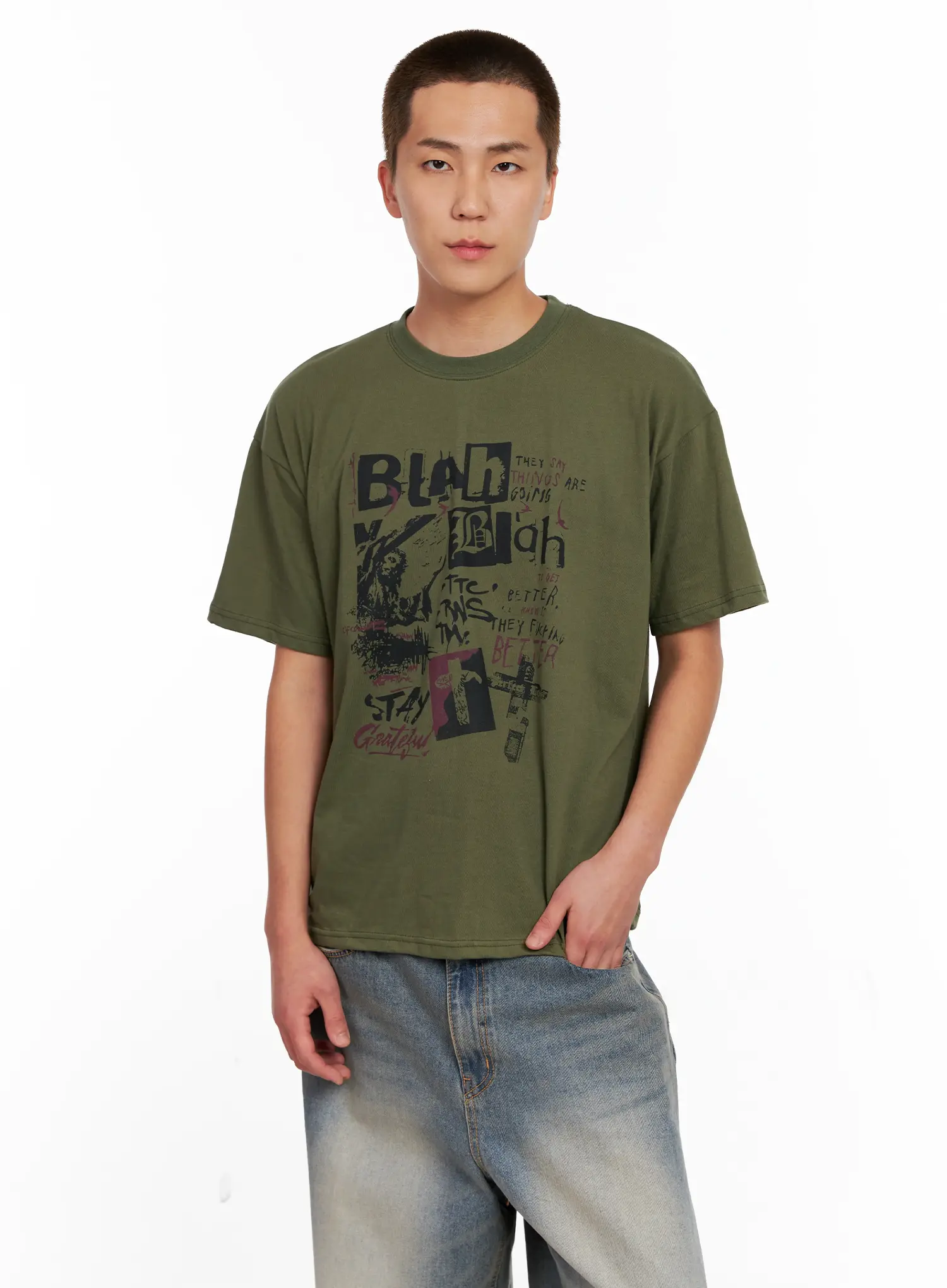 Men's Casual Graphic Tee IG511 - Image 7