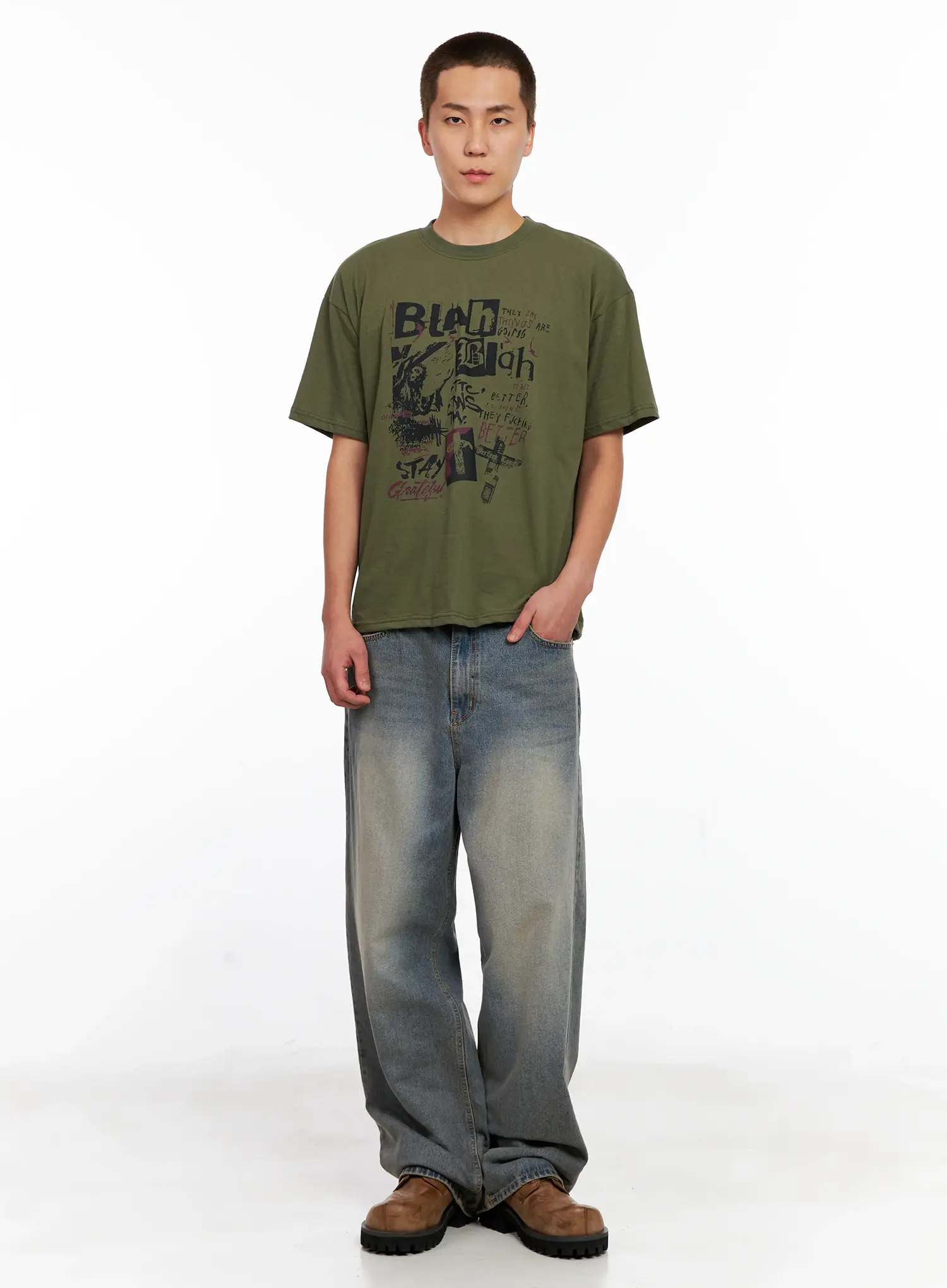 Men's Casual Graphic Tee IG511 - Image 9