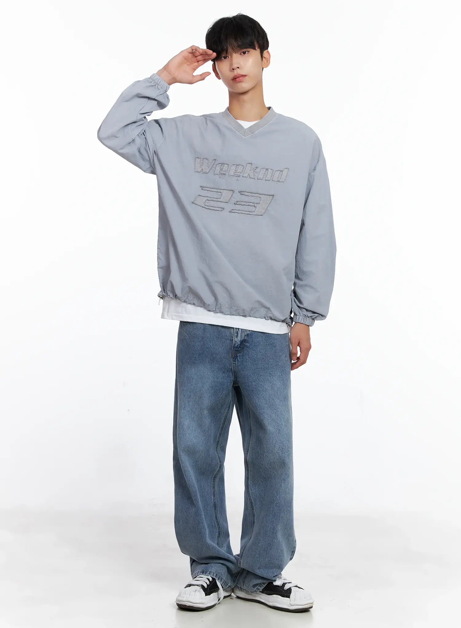 Men's Casual Relaxed Fit Jeans IS519 - Image 13