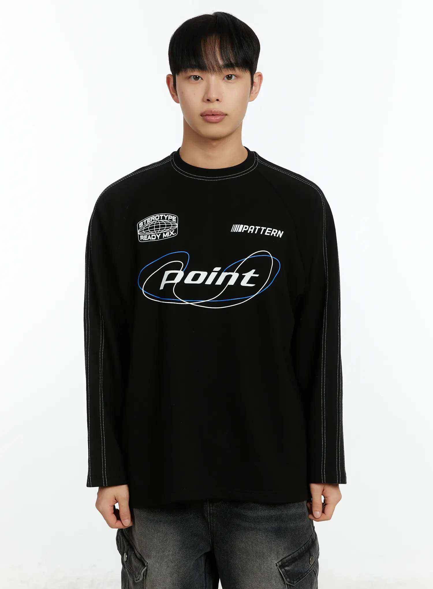 Men's Casual Streetwear Long Sleeve Tee IF510 - Image 12