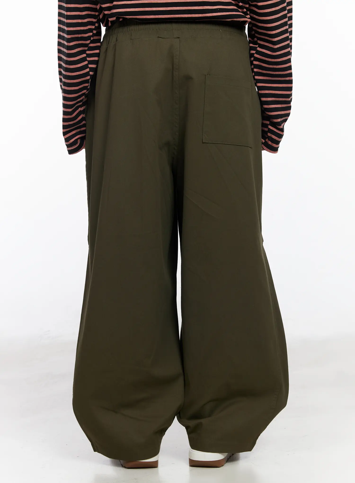 Men's Casual Wide-Leg Cotton Trousers IA501 - Image 8
