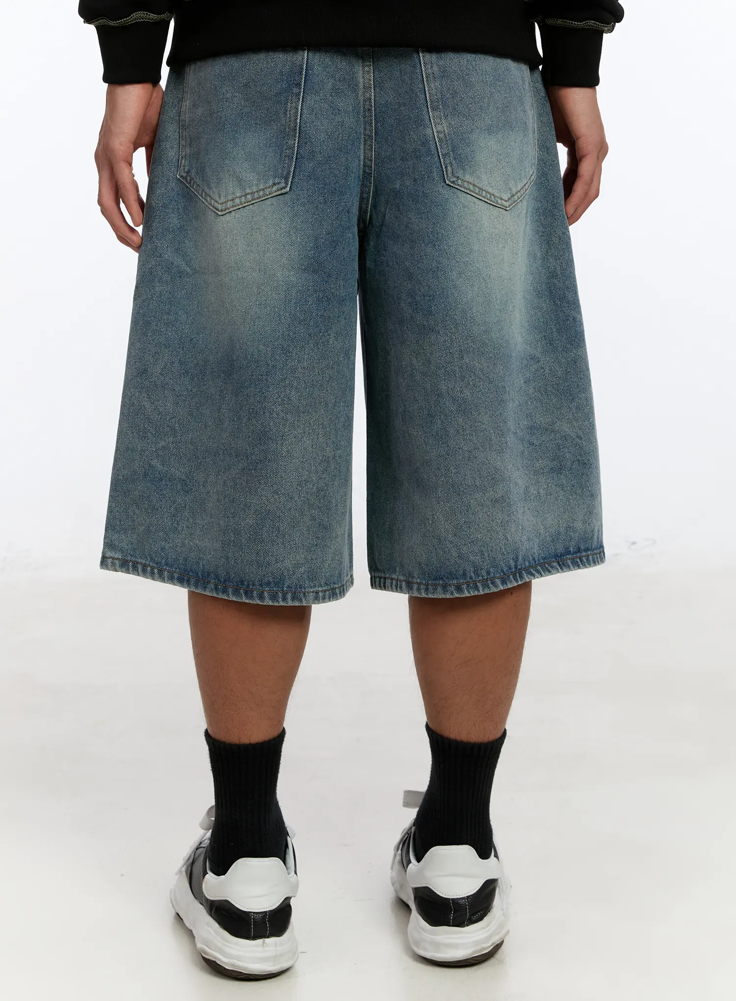 Men's Casual Wide Leg Jorts IM530 - Image 6